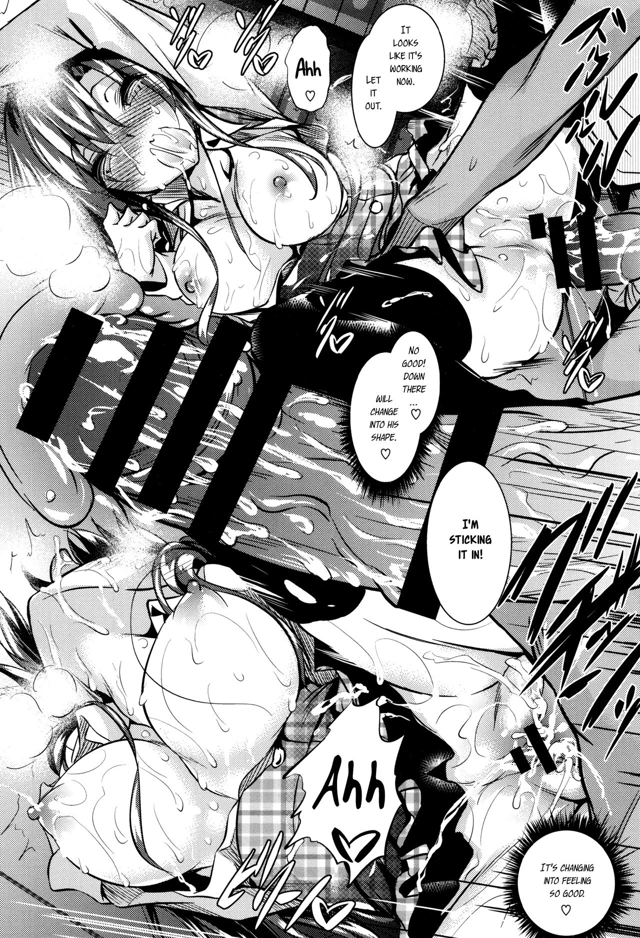 [復八磨直兎] 聖百合ケ丘女学園性奴会 第1-7話 [英訳]