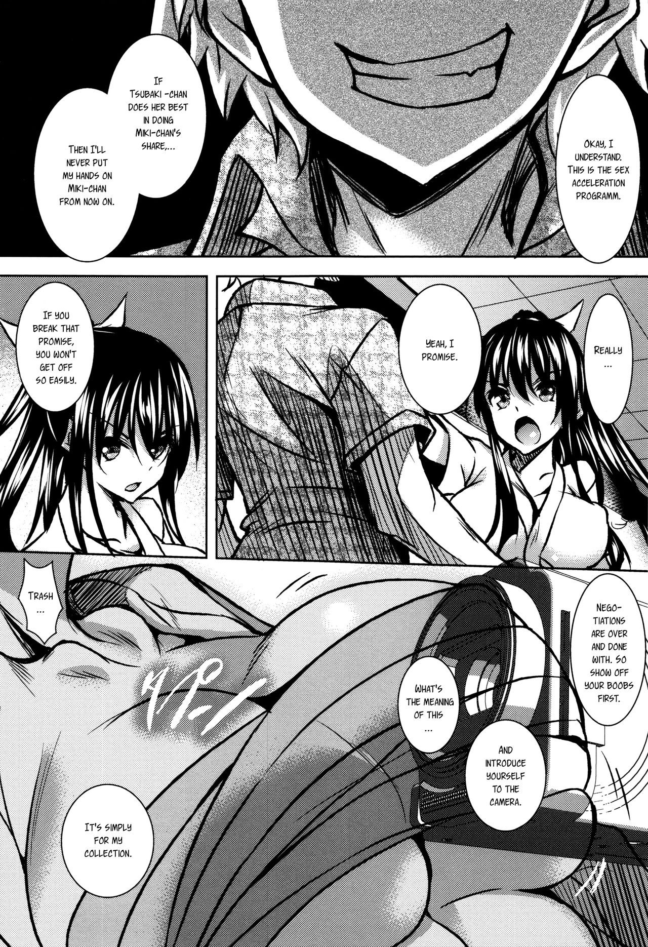 [復八磨直兎] 聖百合ケ丘女学園性奴会 第1-7話 [英訳]