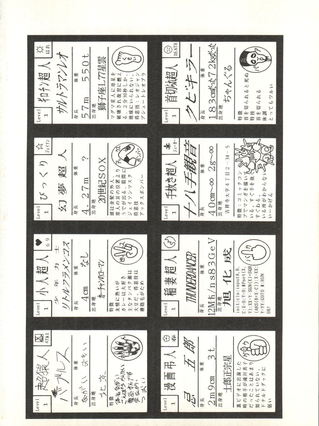 [超人グループミラクル会 (本多将, 光藤公一, 佐藤晋)] 激バカぢゃんぐる Vol.1 (AKIRA、きまぐれオレンジ☆ロード、BASTARD!!、ドミニオン、プロジェクトA子)