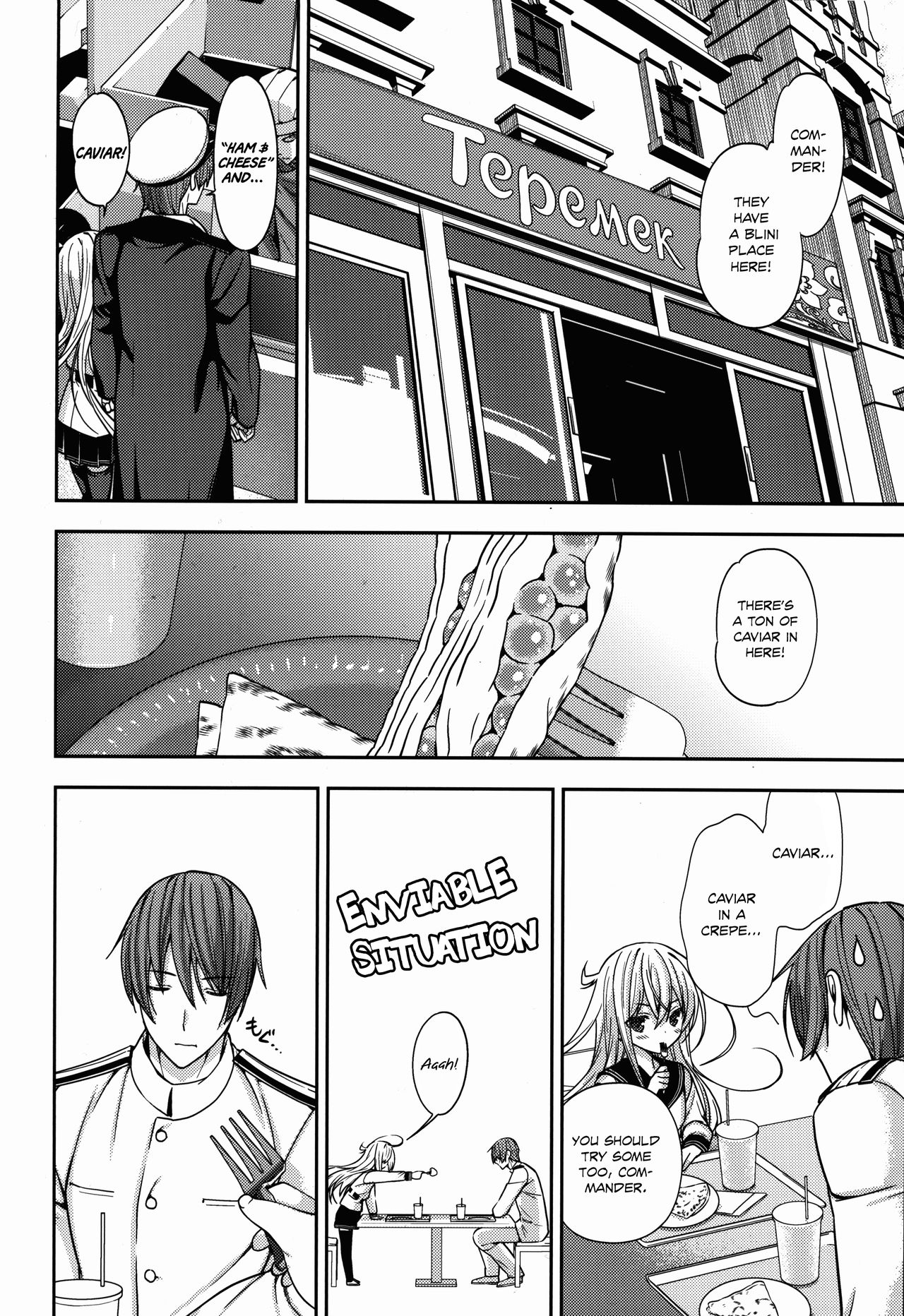 (COMIC1☆8) [恋愛漫画家 (鳴瀬ひろふみ)] 白き異国のヴェールヌイ (艦隊これくしょん -艦これ-) [英訳]