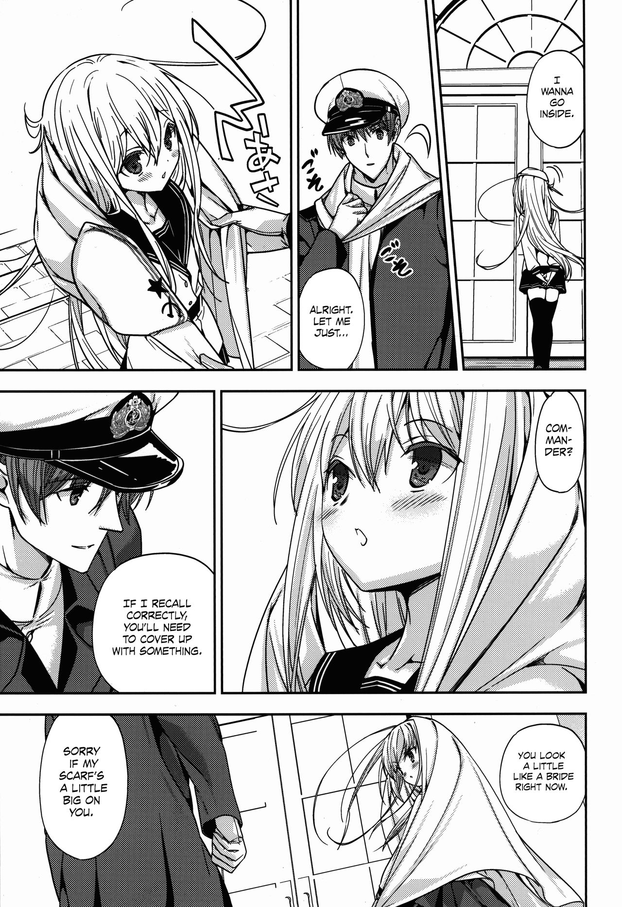 (COMIC1☆8) [恋愛漫画家 (鳴瀬ひろふみ)] 白き異国のヴェールヌイ (艦隊これくしょん -艦これ-) [英訳]