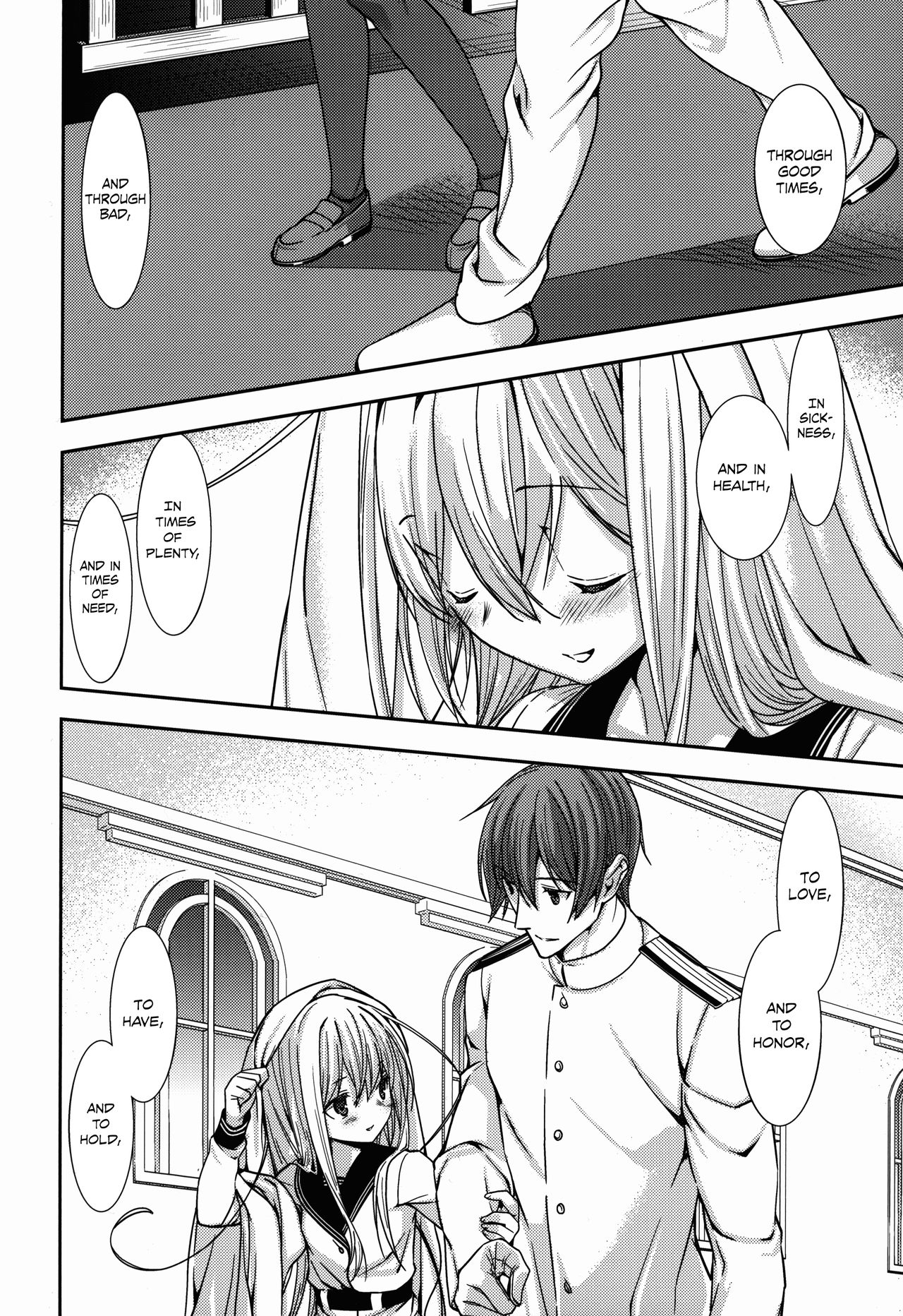 (COMIC1☆8) [恋愛漫画家 (鳴瀬ひろふみ)] 白き異国のヴェールヌイ (艦隊これくしょん -艦これ-) [英訳]