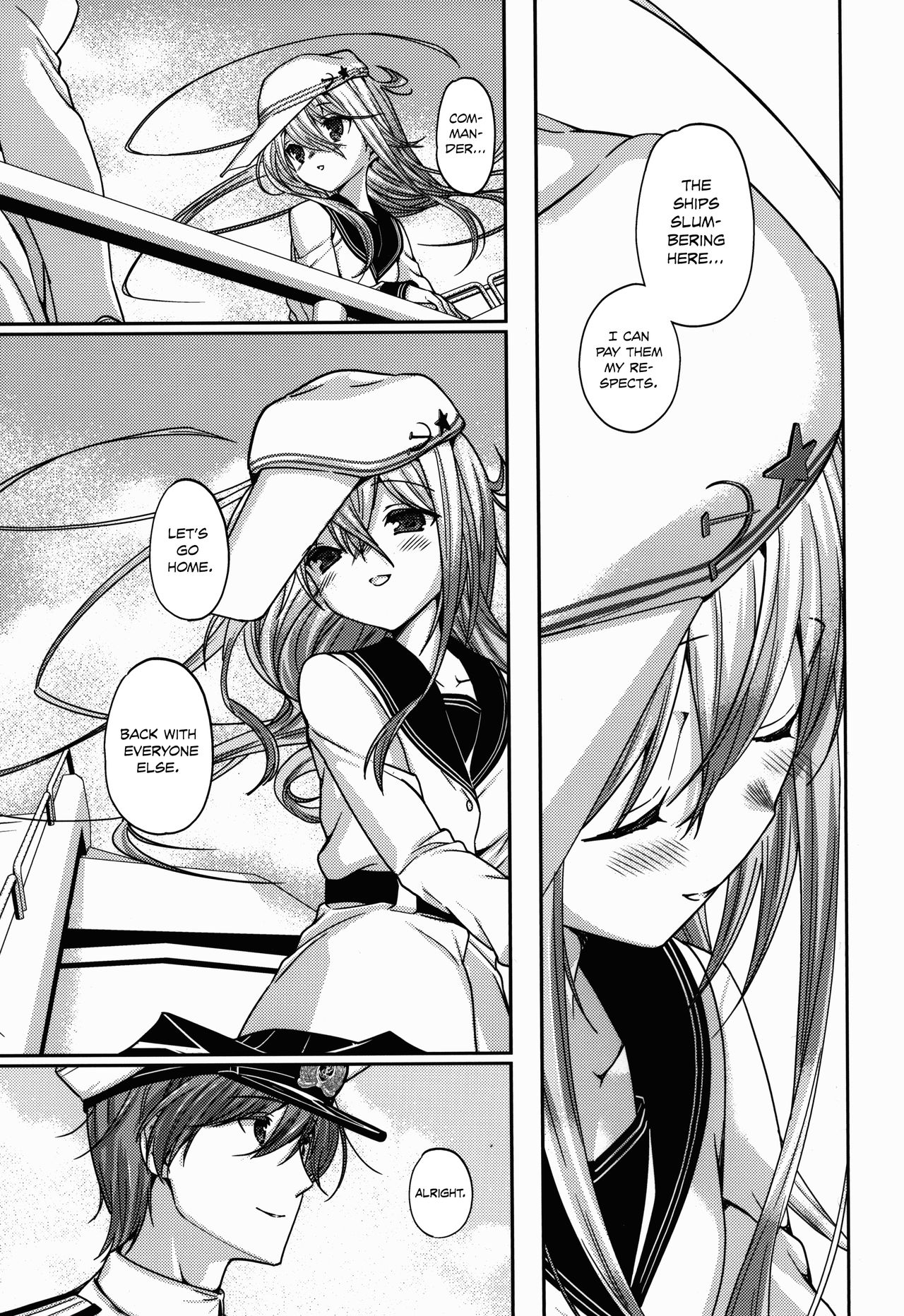 (COMIC1☆8) [恋愛漫画家 (鳴瀬ひろふみ)] 白き異国のヴェールヌイ (艦隊これくしょん -艦これ-) [英訳]