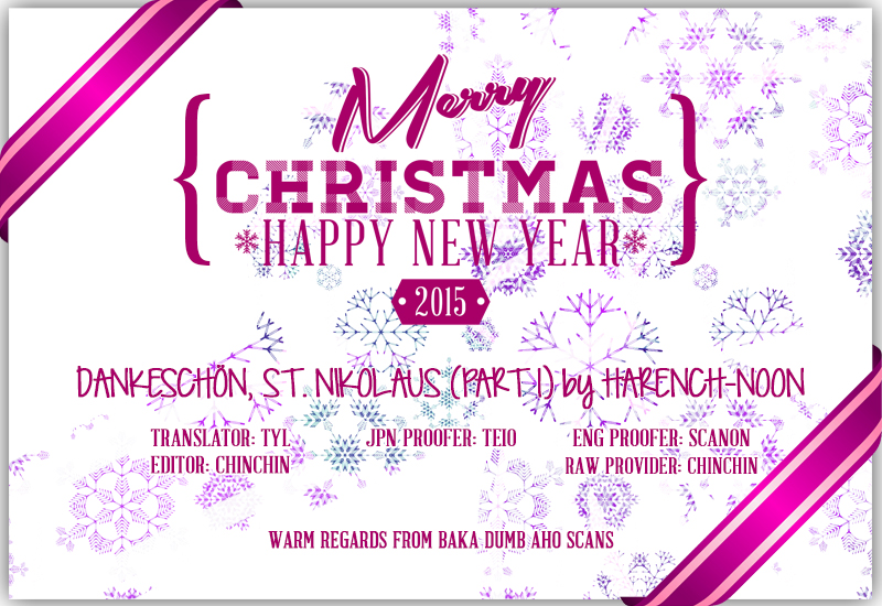 [ハレンチヌーン (稲尾マーサ)] ダンケシェーン、聖ニクラウス。 (DRAMAtical Murder) [英訳]