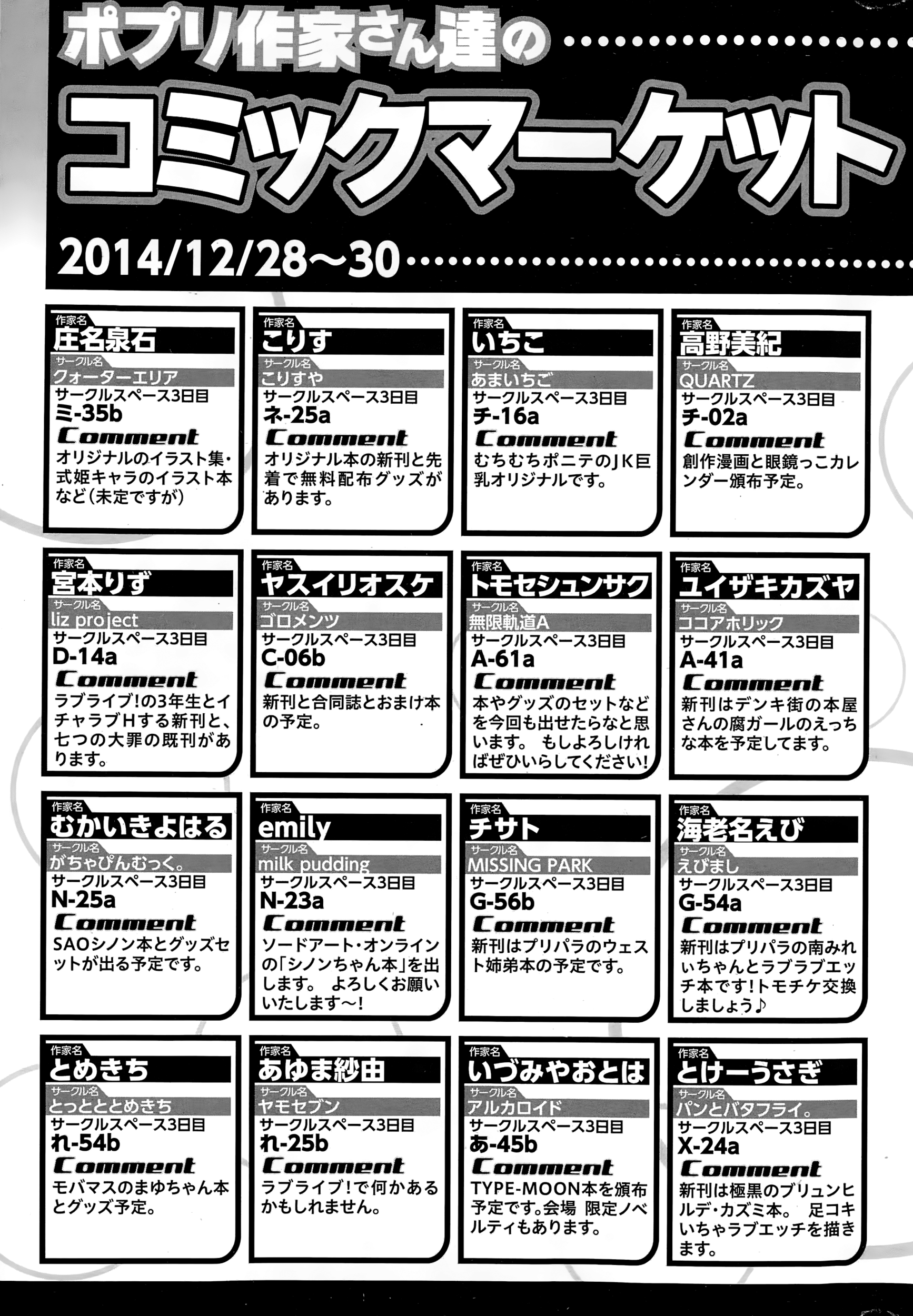 COMIC ポプリクラブ 2015年1月号