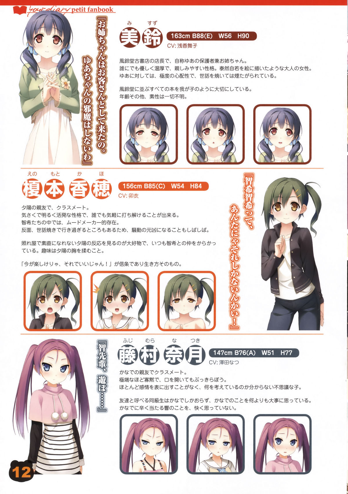 your diary petit fanbook