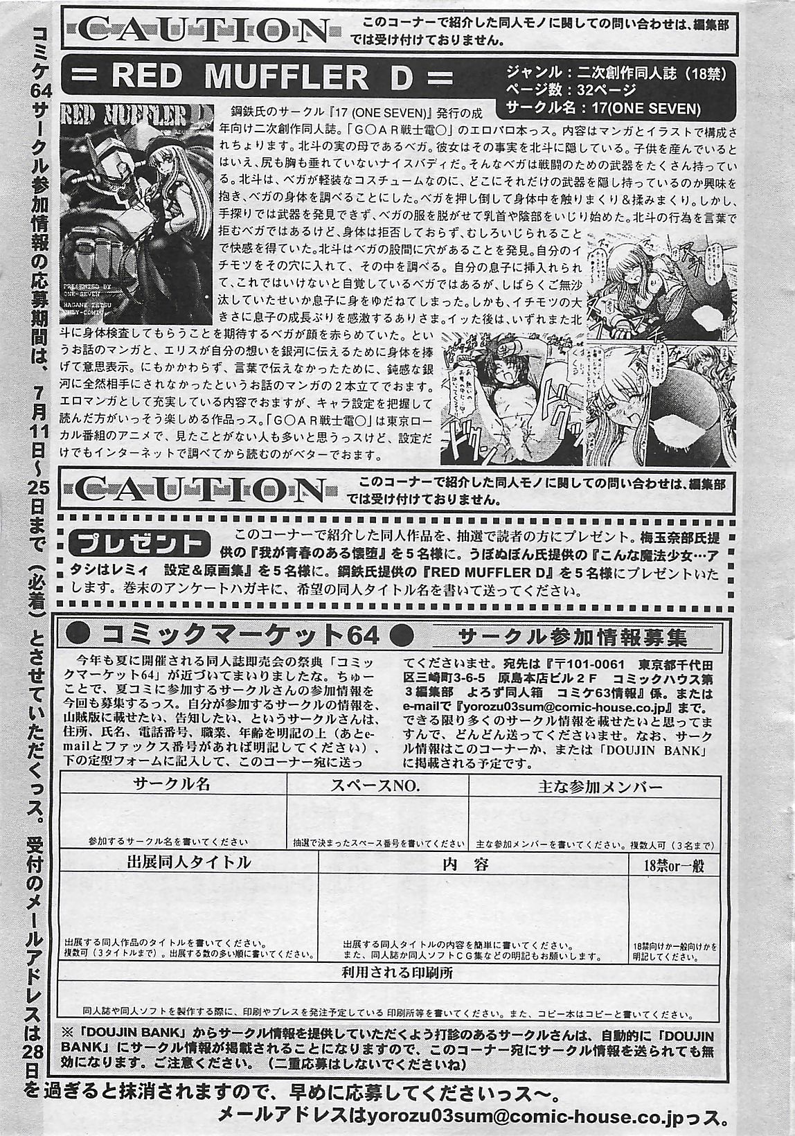 COMIC ペンギンクラプ山賊版 2003年8月号