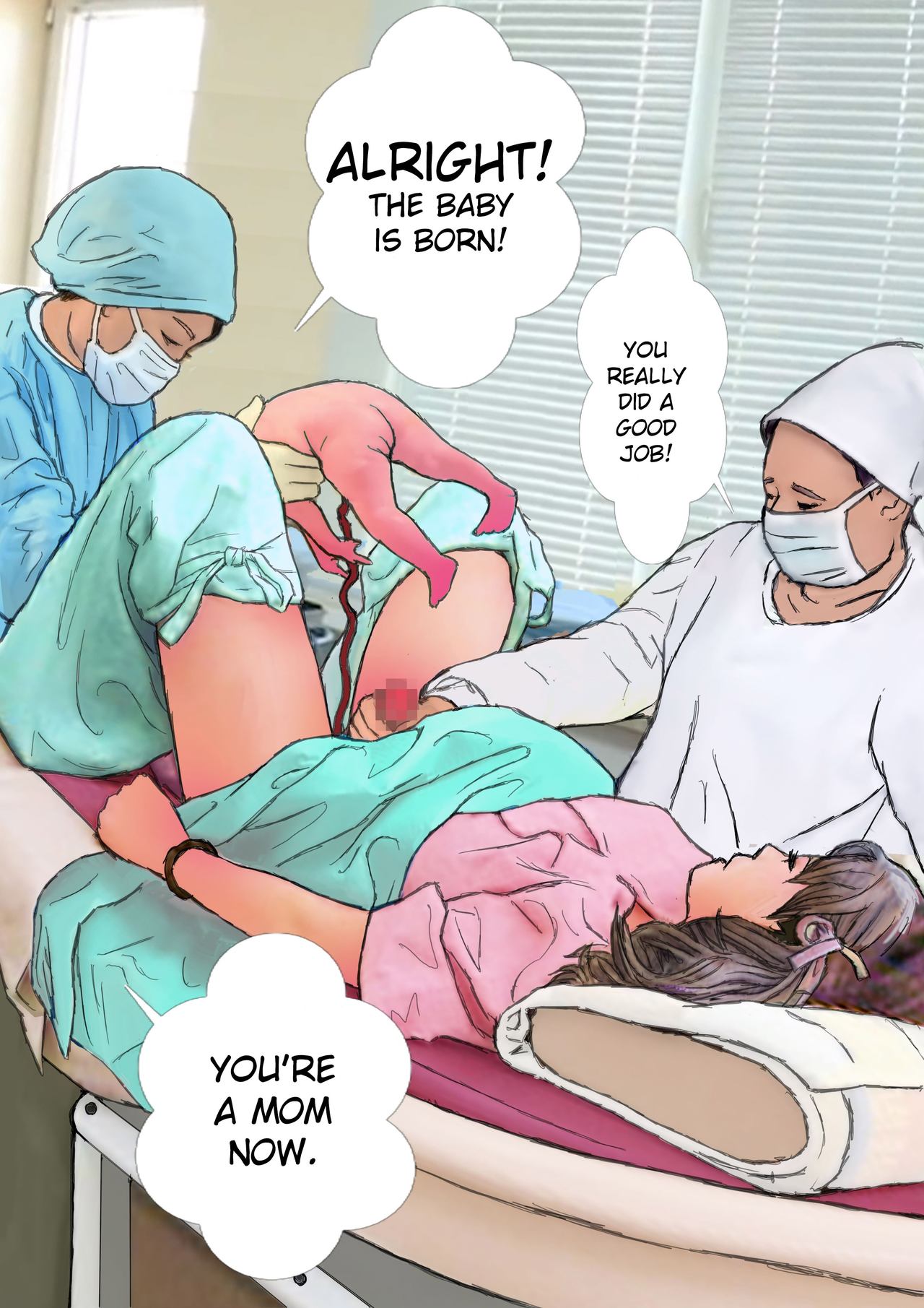 [Girlboy] 男の娘絵本 結婚・出産・授乳編 [英訳]