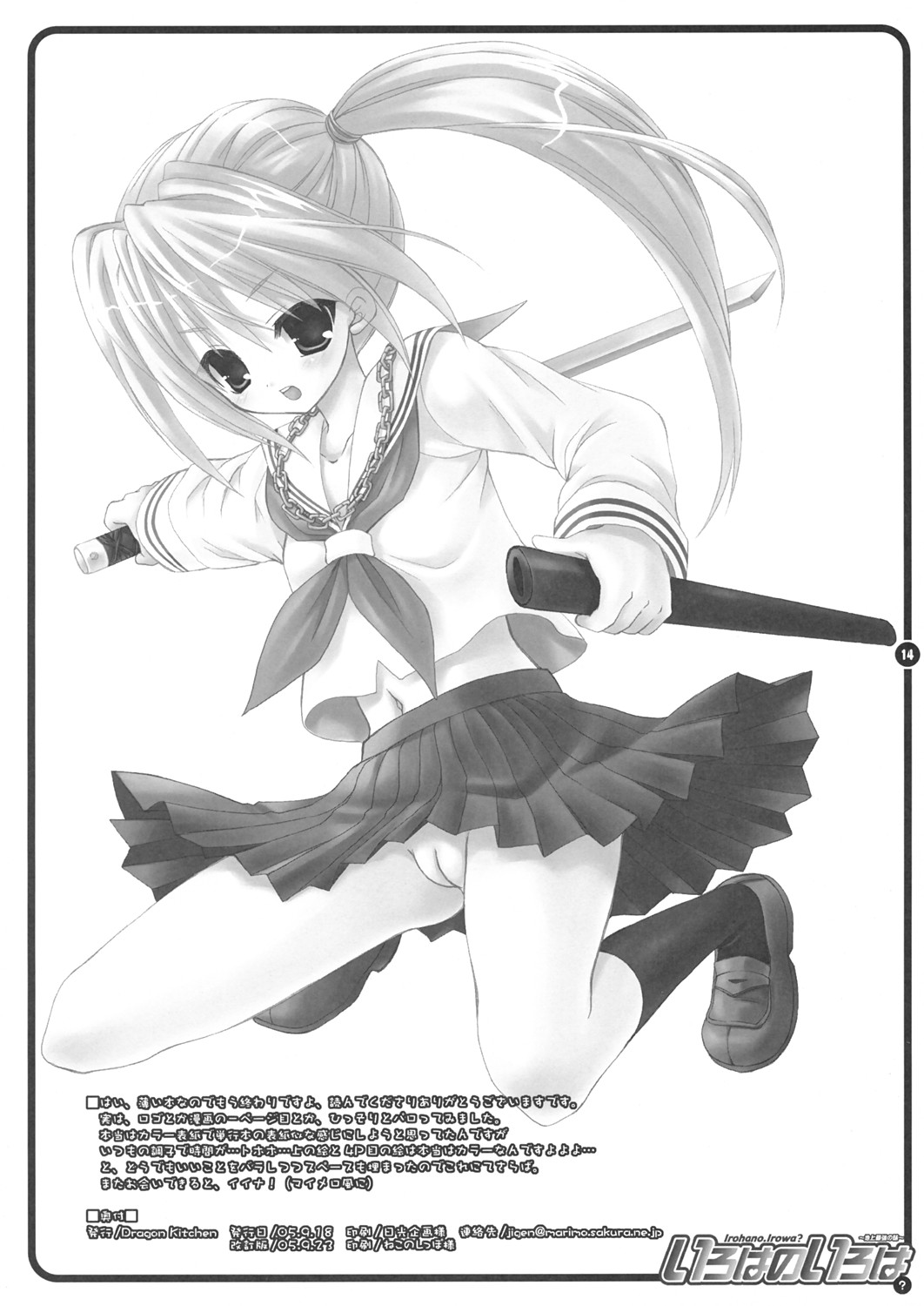 (サンクリ29) [Dragon Kitchen (さそりがため)] いろはのいろは (すもももももも ～地上最強のヨメ～)