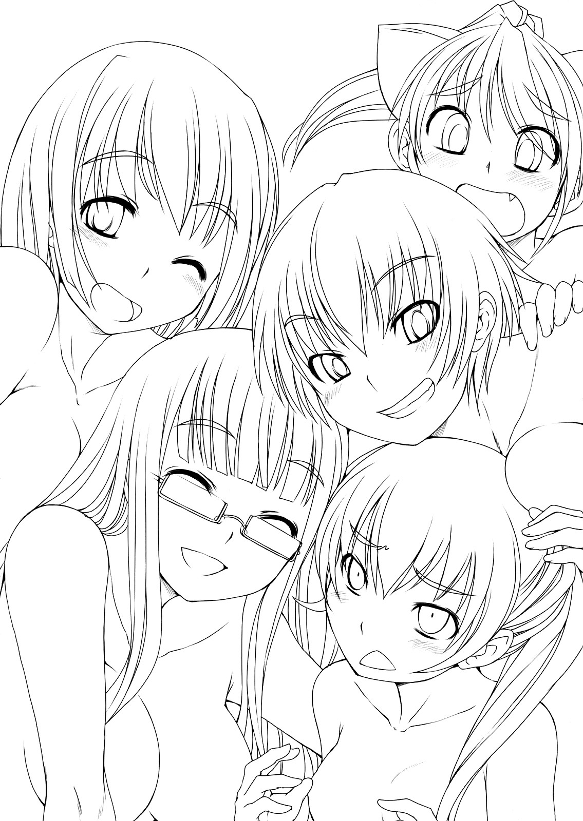 (C73) [AskRay (ぼっしぃ)] ふた部！！！！ [英訳]