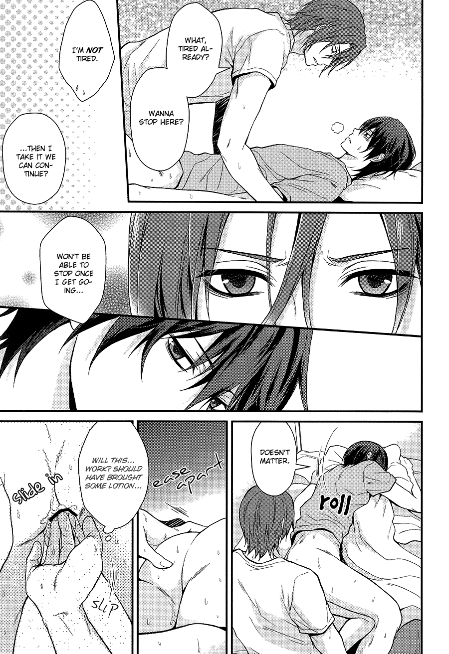 (恋愛自由形!大阪大会) [藍王 (藍詩ひな)] みんな知ってる (Free!) [英訳]