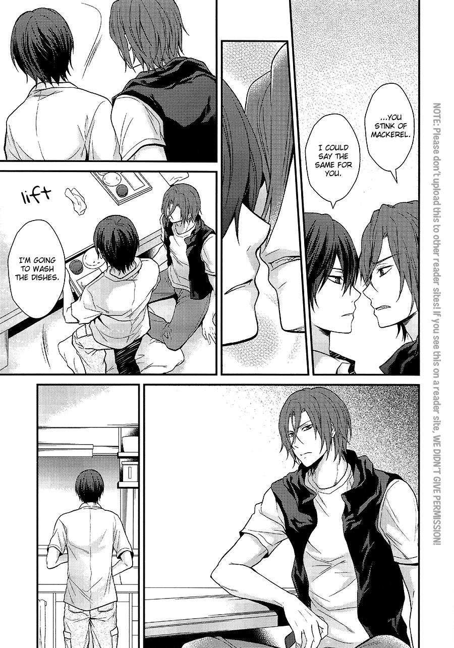 (恋愛自由形!大阪大会) [藍王 (藍詩ひな)] みんな知ってる (Free!) [英訳]