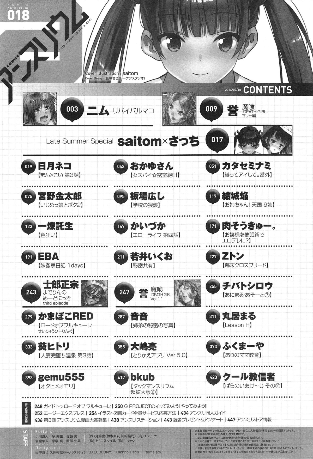 COMIC アンスリウム 018 2014年10月号