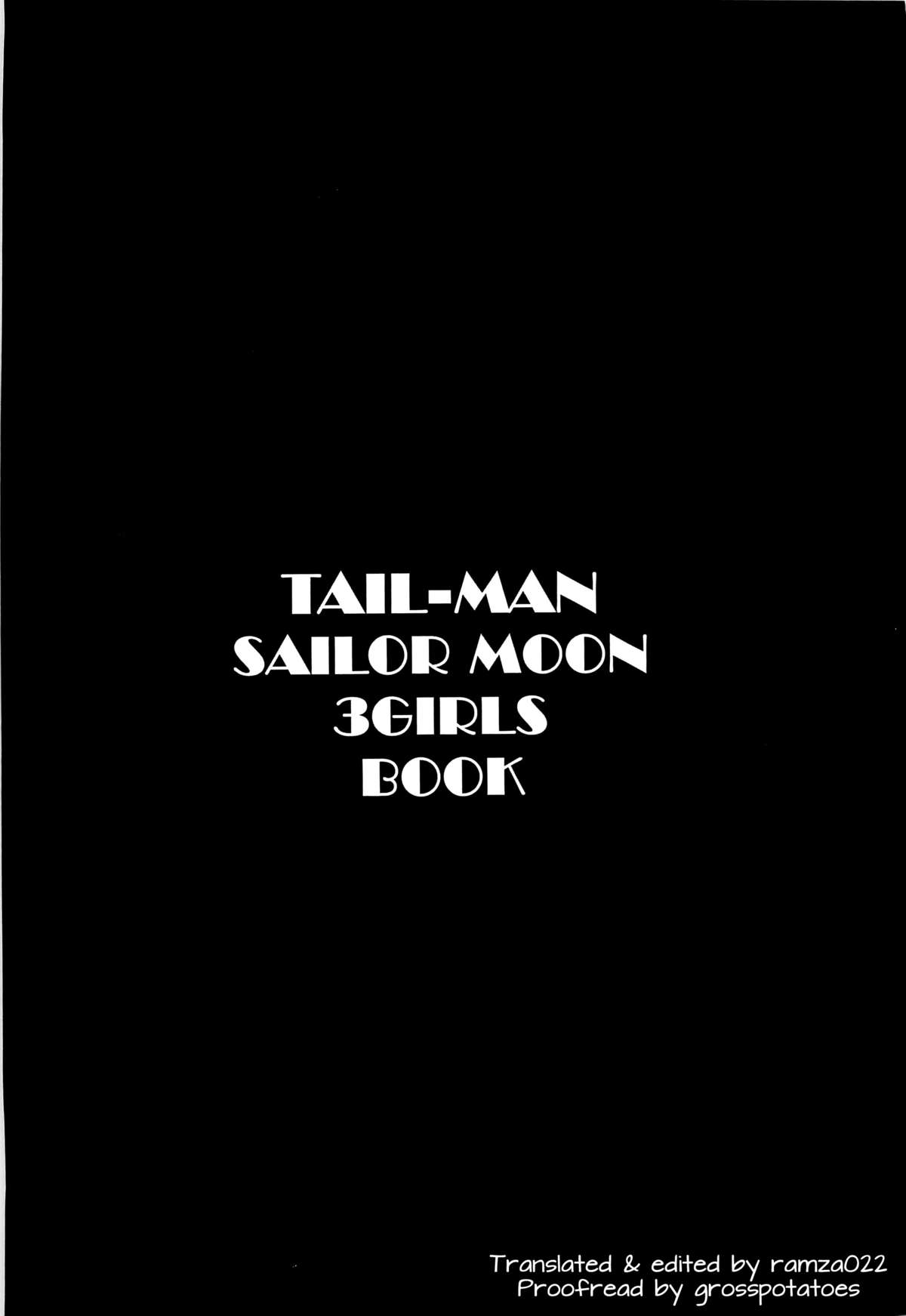 (C82) [Rat Tail (Irie Yamazaki)] TAIL-MAN SAILORMOON 3GIRLS BOOK (美少女戦士セーラームーン) [英訳]