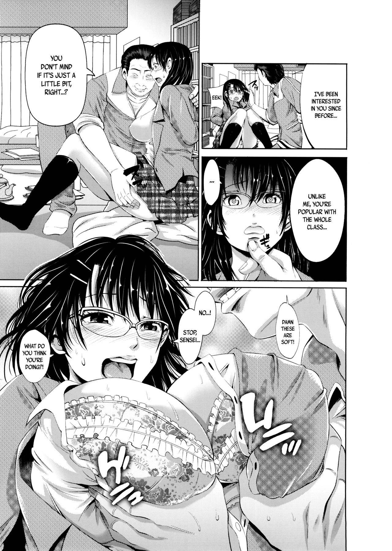 (とら祭り2015) [秋葉魔王 (あきは@)] 優等生の吉田さんは先生に監禁されて肉便器になりました。 [英訳]