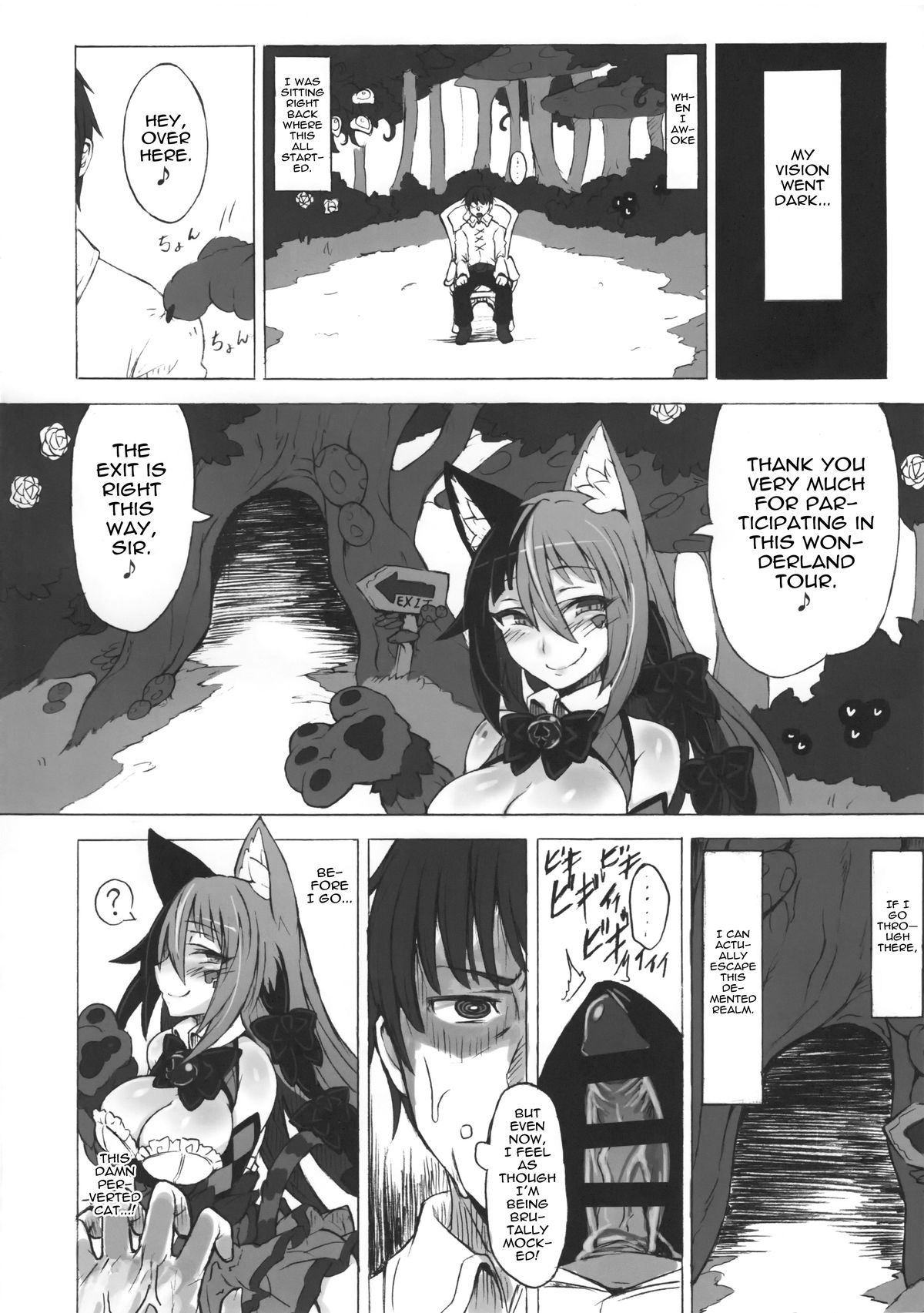 (C89) [クロビネガ (健康クロス)] 魔物娘図鑑・被害報告 ～チェシャ猫のおいでませ不思議の国～ [英訳]