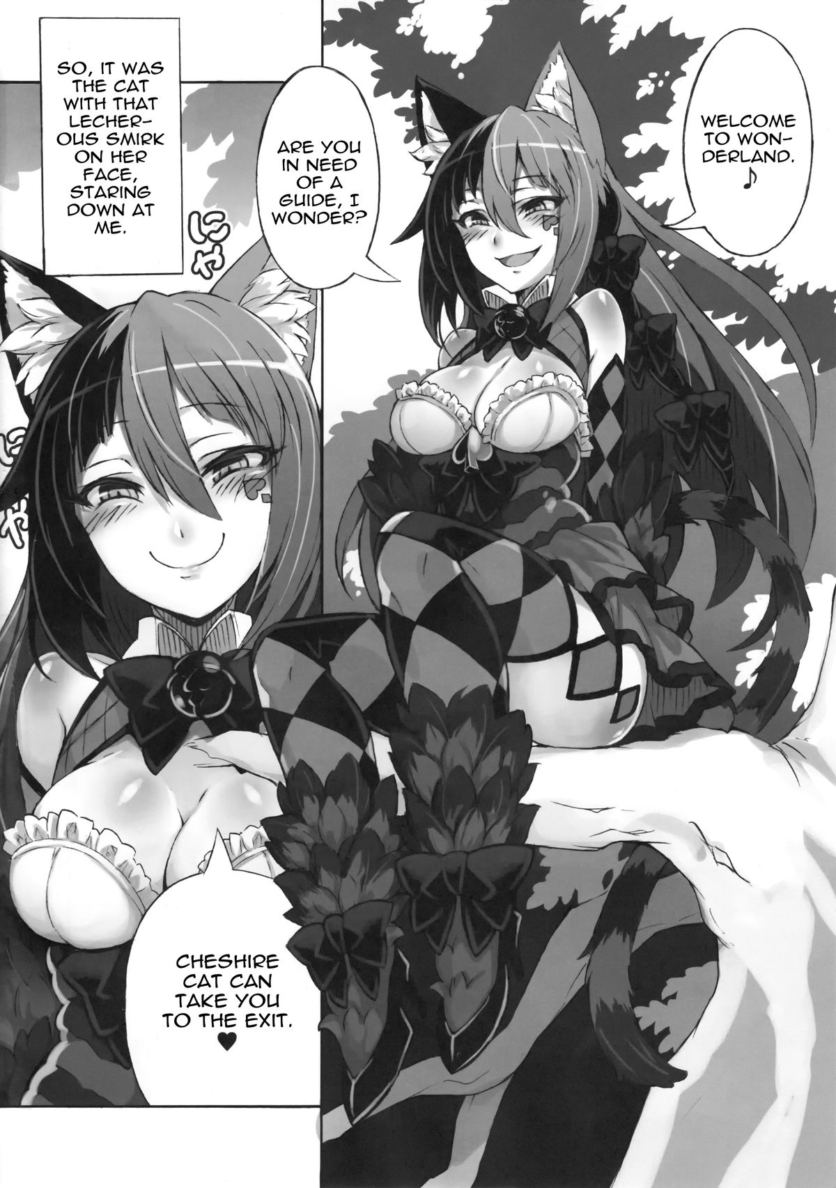 (C89) [クロビネガ (健康クロス)] 魔物娘図鑑・被害報告 ～チェシャ猫のおいでませ不思議の国～ [英訳]