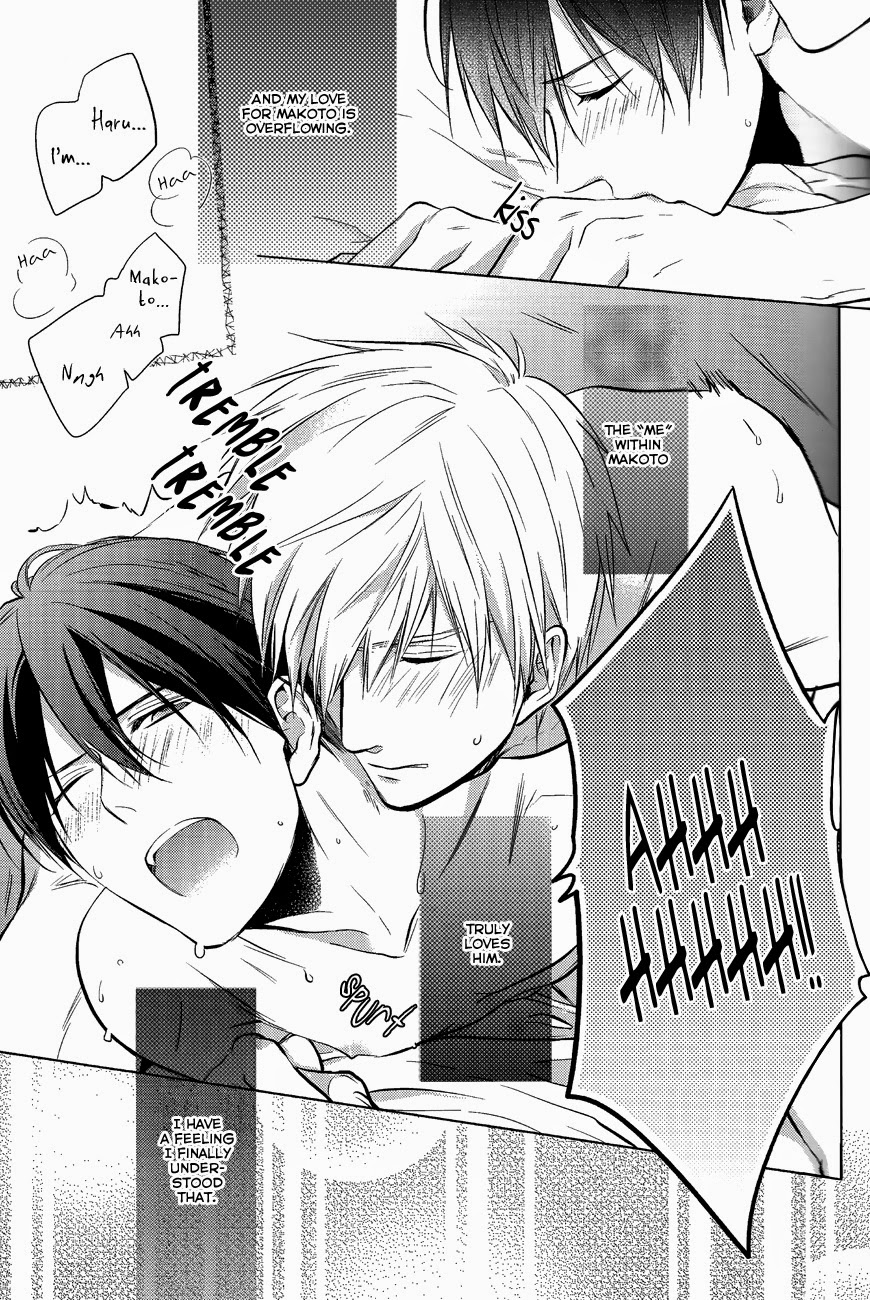 (恋愛自由形! entry2) [GO MAD (須坂紫那)] 俺が素直になれないのはどう考えても真琴が悪い!! (Free!) [英訳]