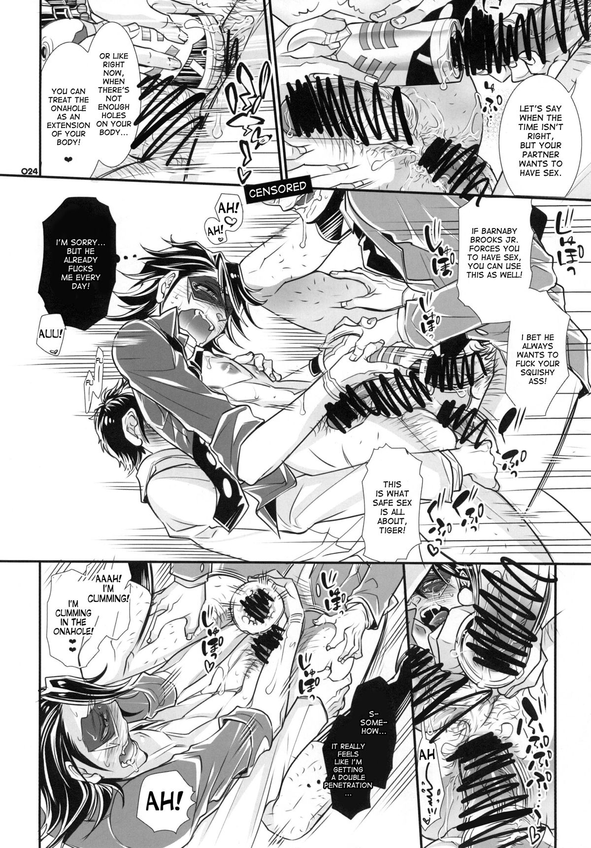 (GONEXT!4) [Sadistic Mary (服部ミツカ)] もしもおじさんのスポンサーが期間限定でとあるオ○ホメーカーになったとしたら? (TIGER & BUNNY) [英訳]