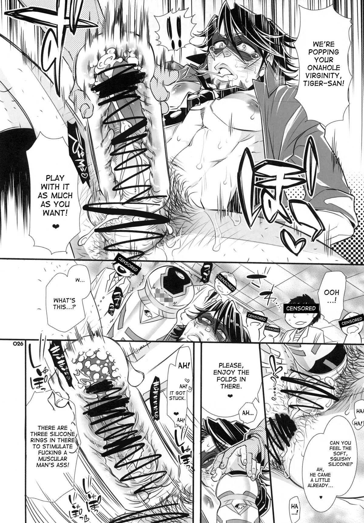 (GONEXT!4) [Sadistic Mary (服部ミツカ)] もしもおじさんのスポンサーが期間限定でとあるオ○ホメーカーになったとしたら? (TIGER & BUNNY) [英訳]