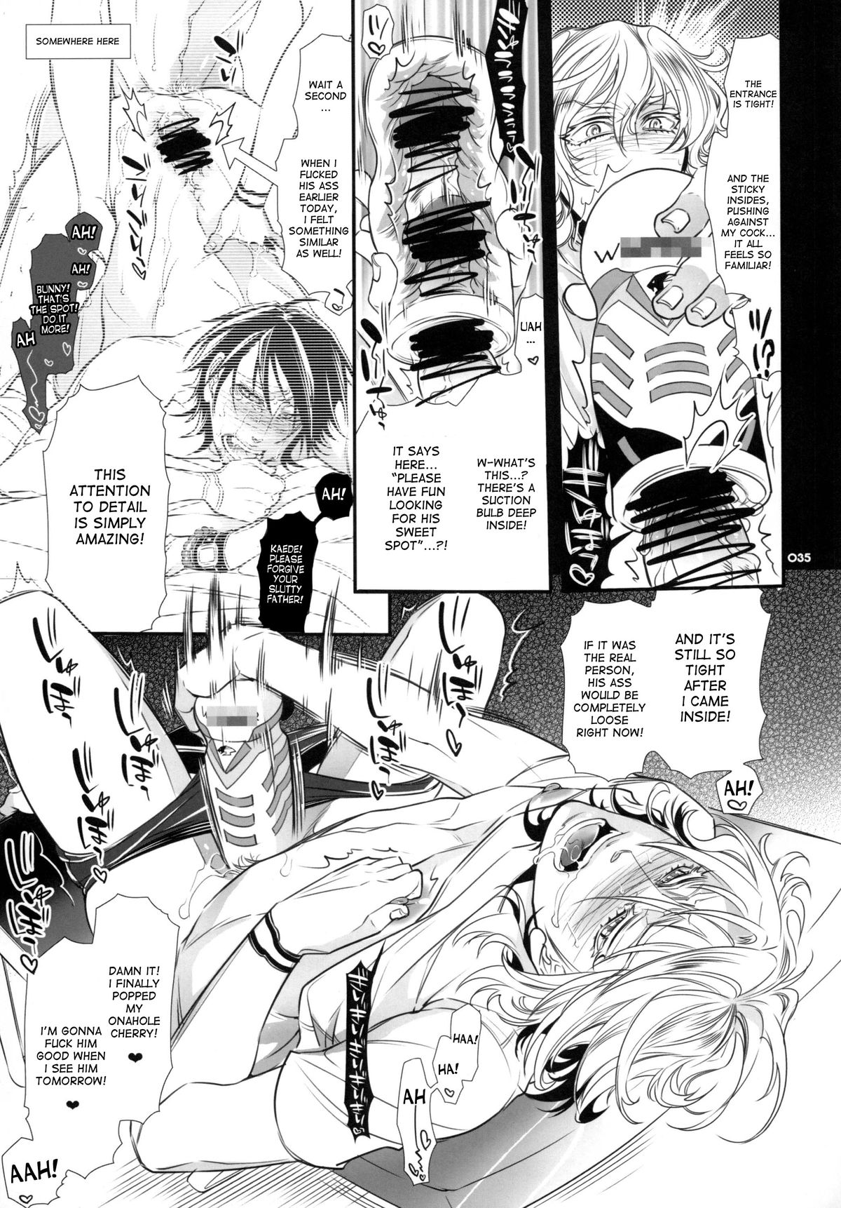 (GONEXT!4) [Sadistic Mary (服部ミツカ)] もしもおじさんのスポンサーが期間限定でとあるオ○ホメーカーになったとしたら? (TIGER & BUNNY) [英訳]