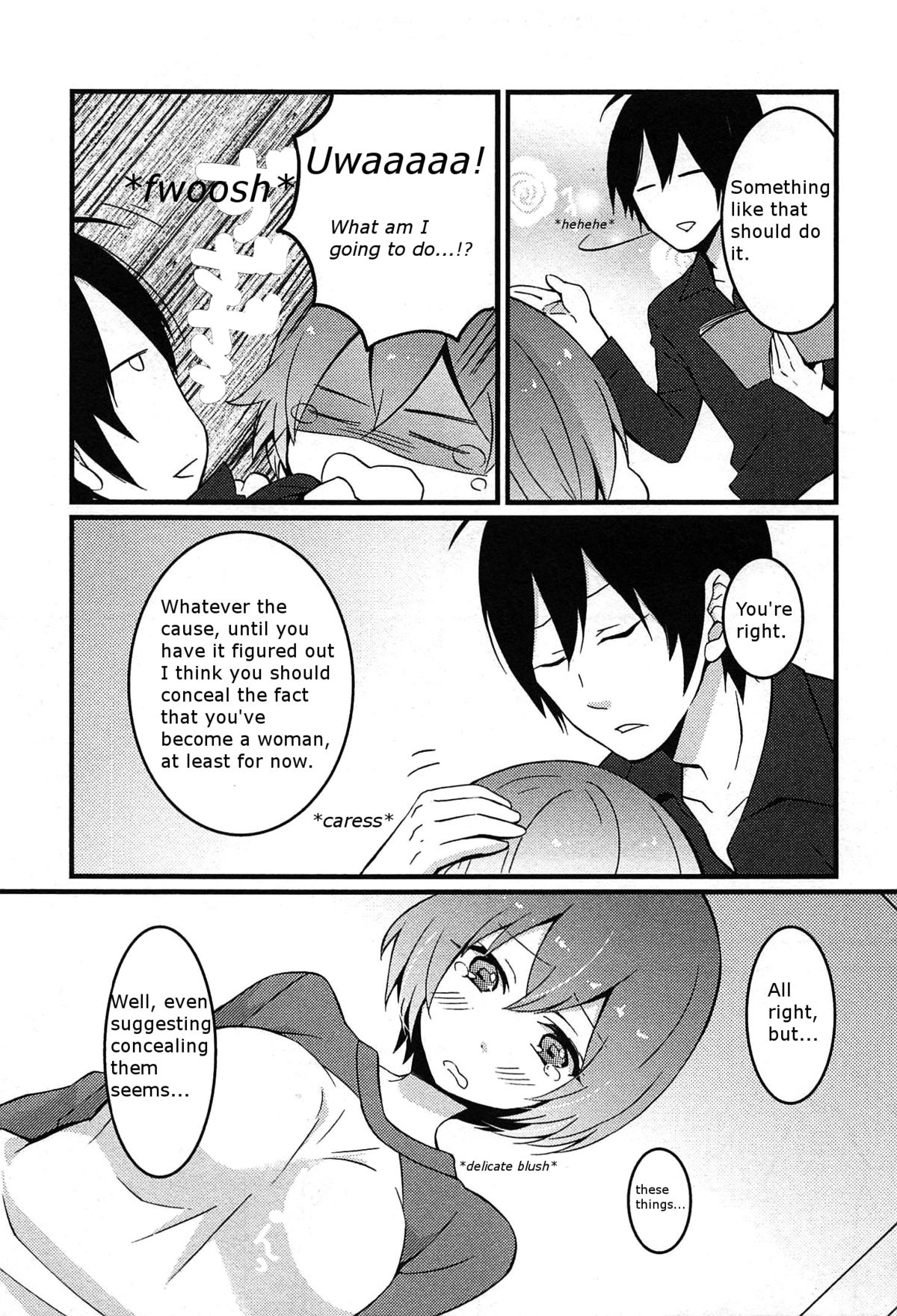 [永田まりあ] 突然女の子になったので、俺のおっぱい揉んでみませんか? 第1-2話 [英訳]