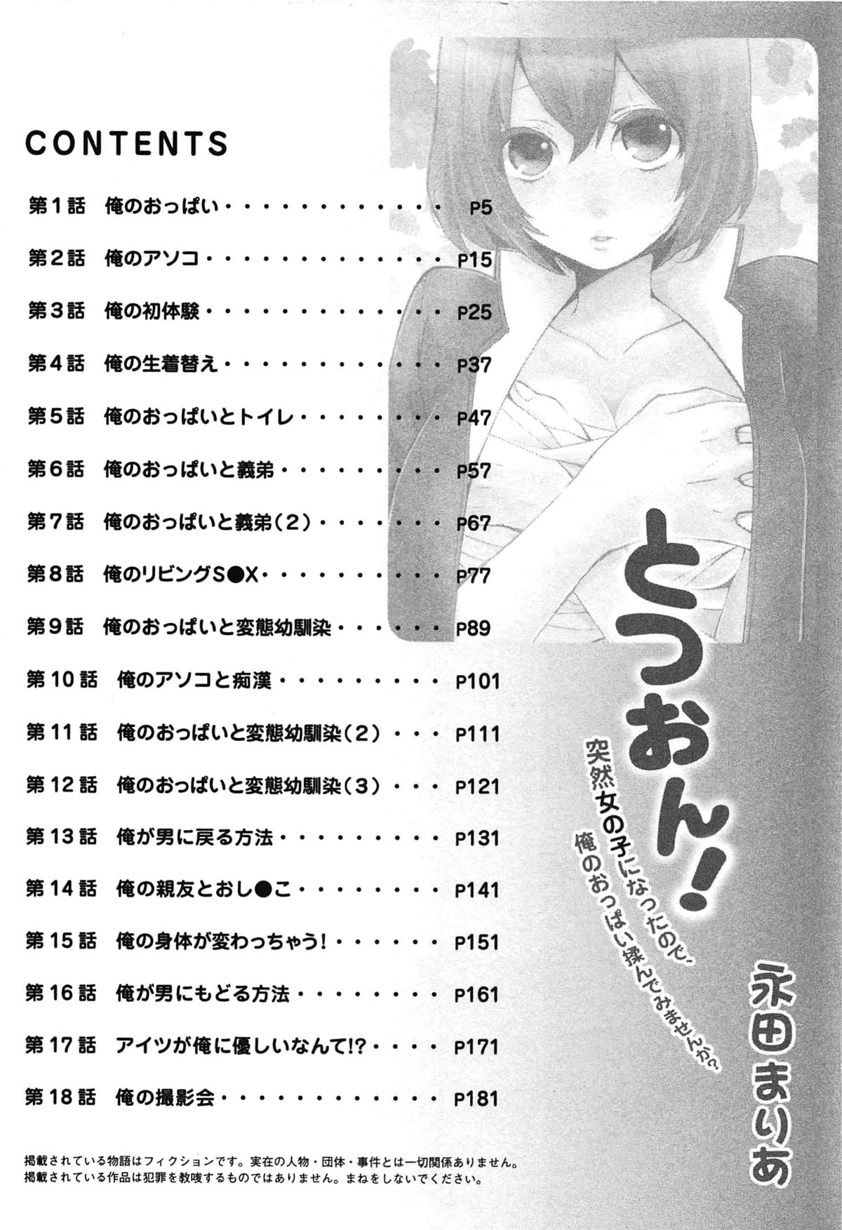 [永田まりあ] 突然女の子になったので、俺のおっぱい揉んでみませんか? 第1-2話 [英訳]