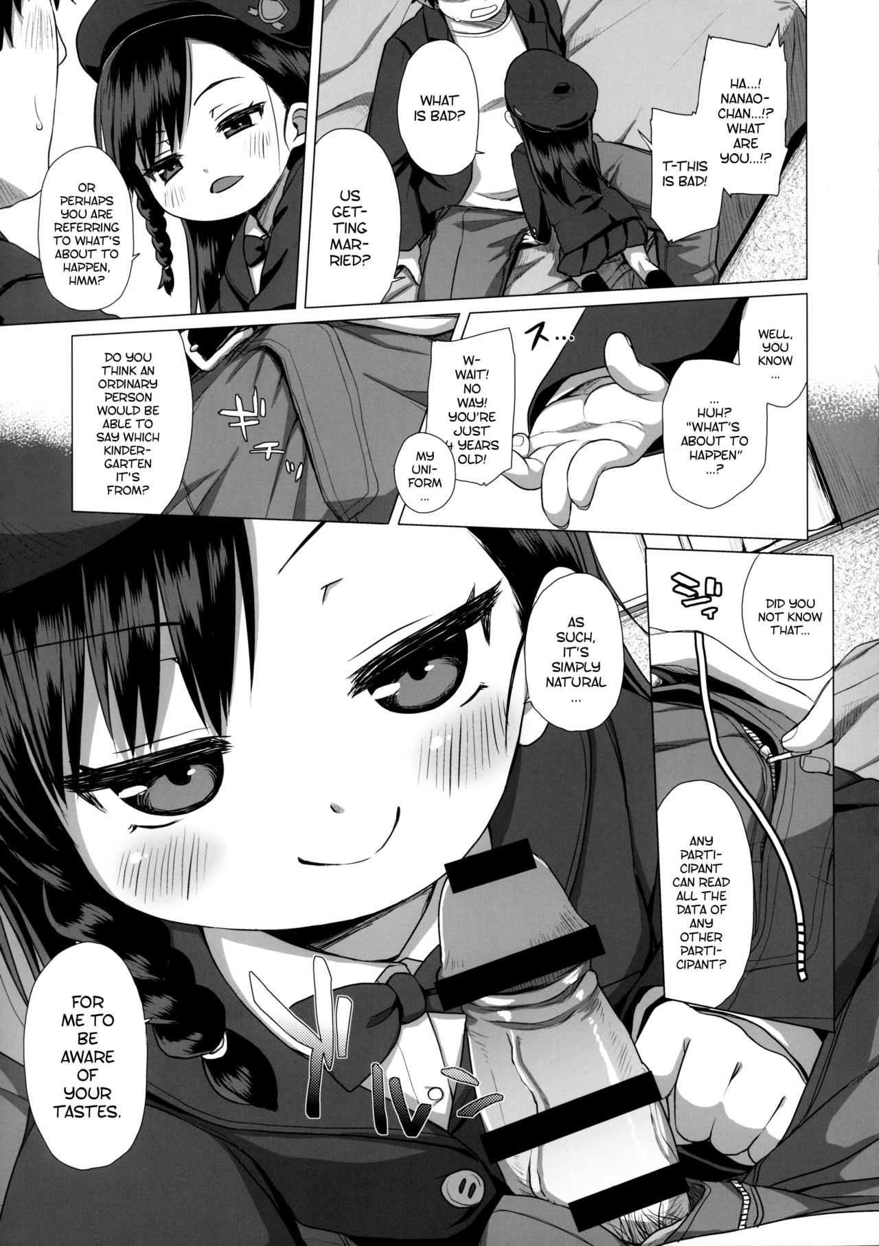 (C91) [シチテンバットウ (ミヤサカタカジ)] 幼稚園児以外の女を知る必要がありまして？～お嬢様限定婚活パーティー～ [英訳]