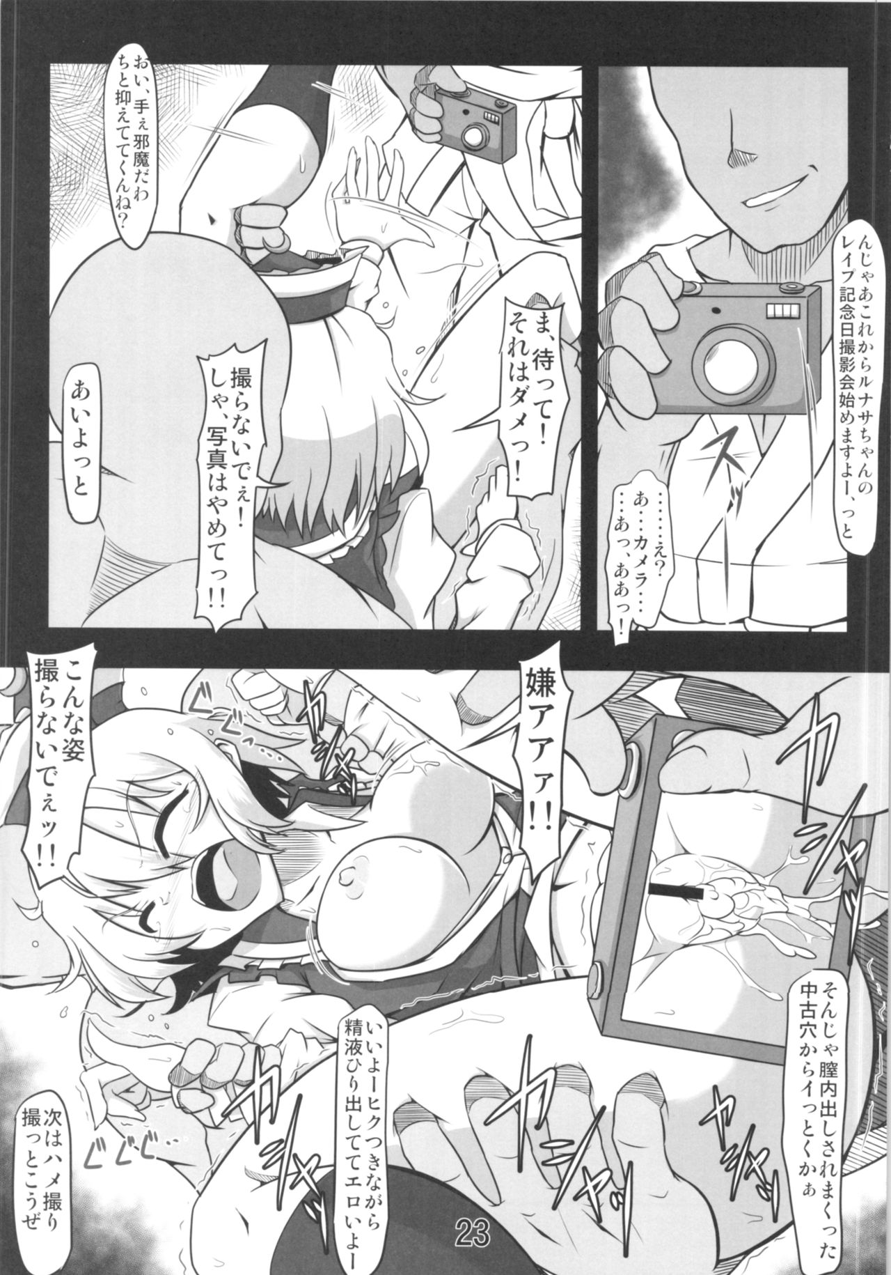 (例大祭11) [しもふりグリーンミート (緑肉)] 可哀想なルナサさん (東方Project)