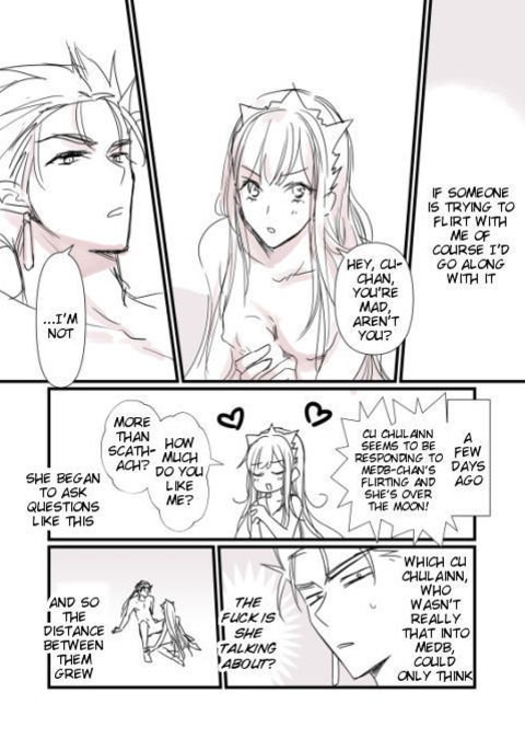 FGO Medb-chan、Cu Chulainn no Are o Zessan Suru