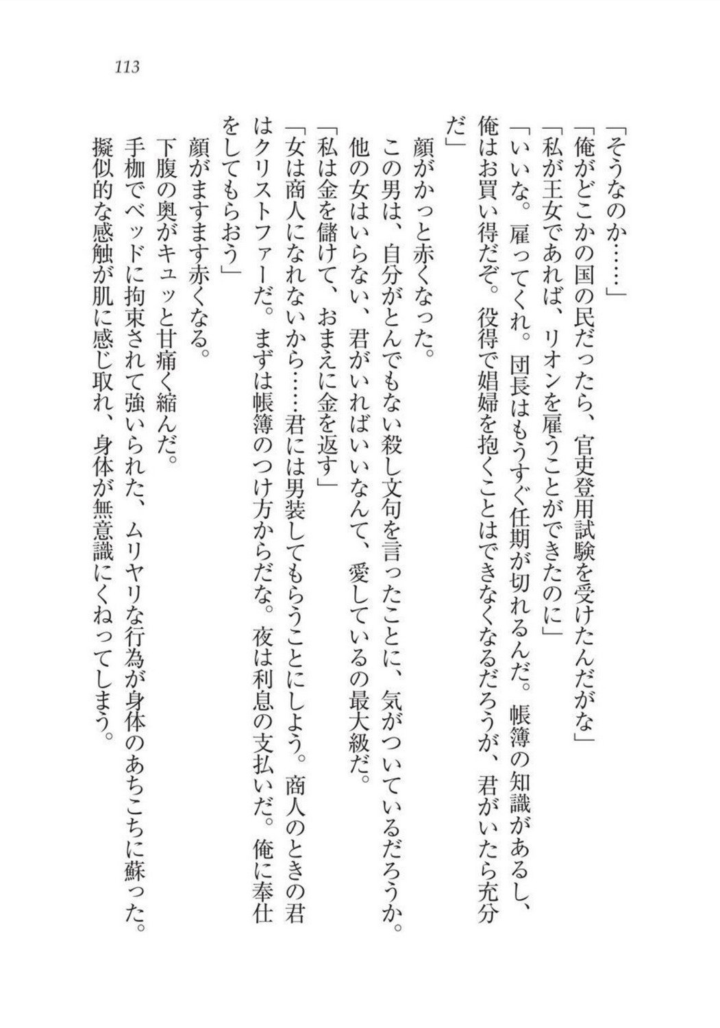 クリスティーナ戦記ほうしの姫岸からコックキョウの少年