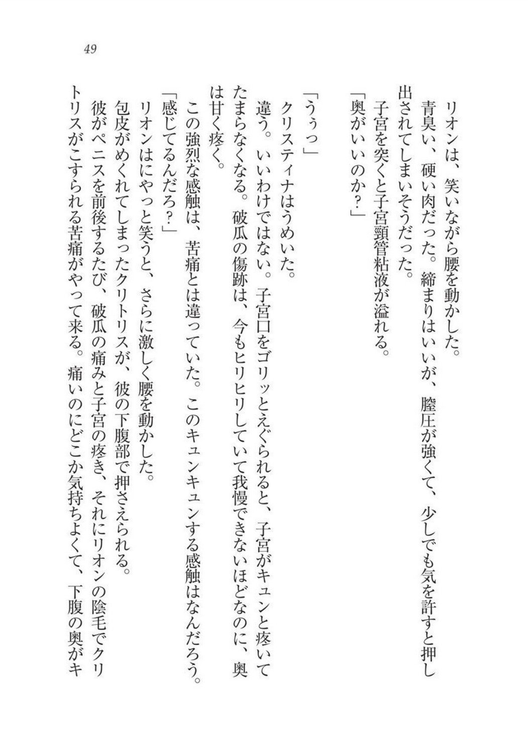 クリスティーナ戦記ほうしの姫岸からコックキョウの少年