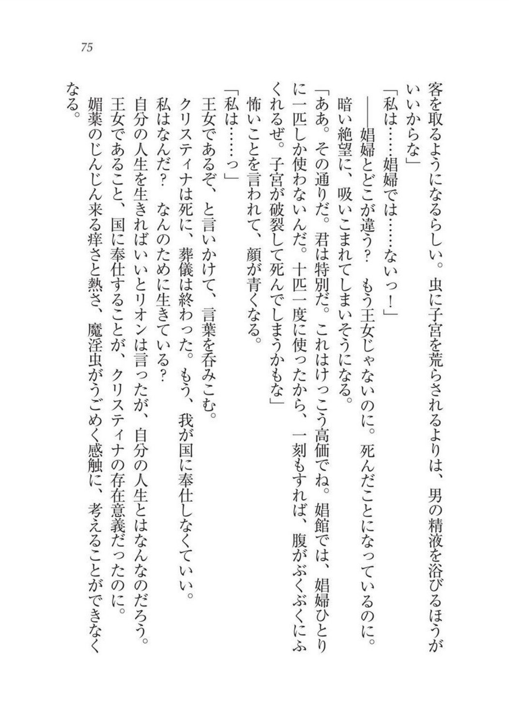 クリスティーナ戦記ほうしの姫岸からコックキョウの少年