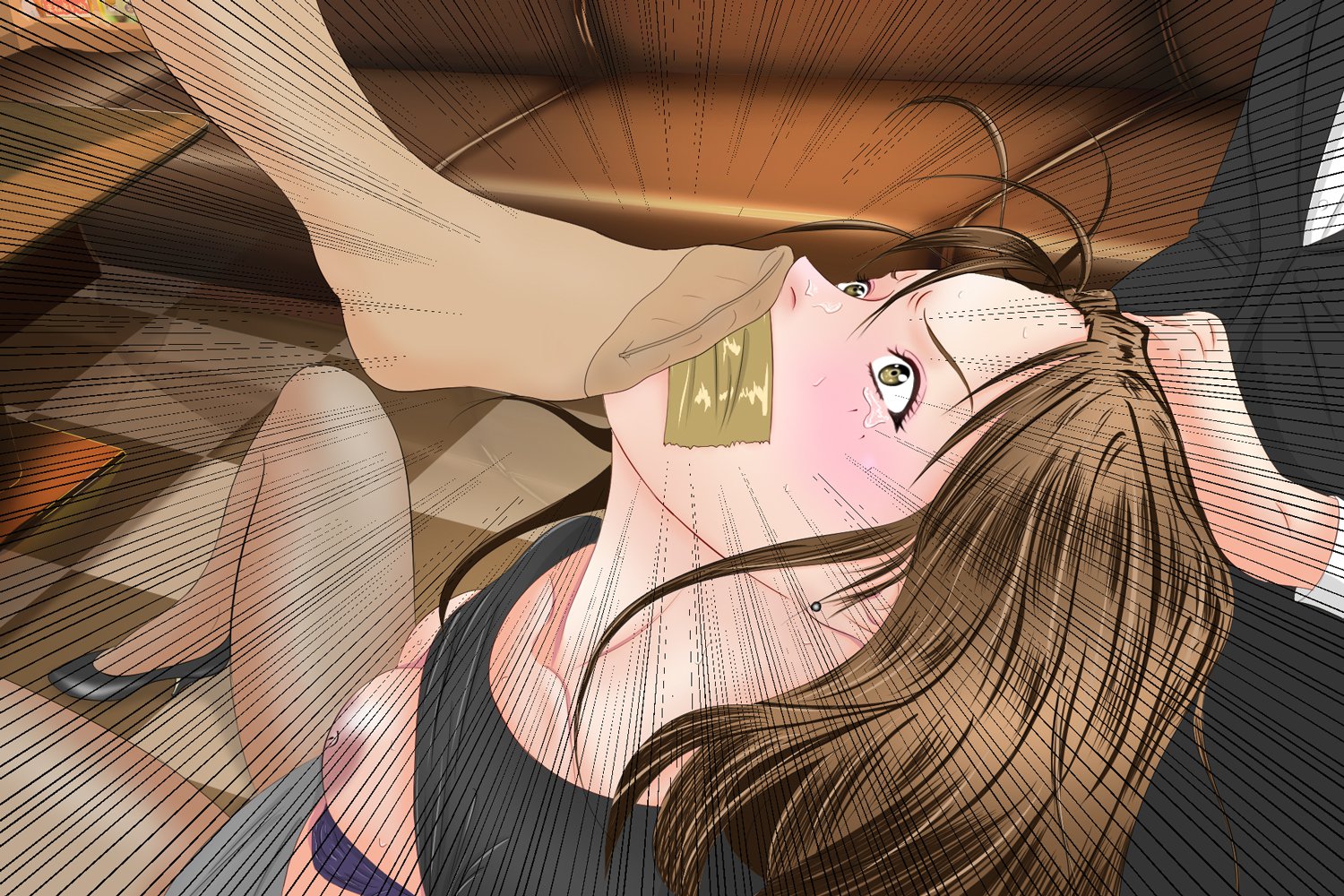 女の子に憤慨する女の子：臭い暴行