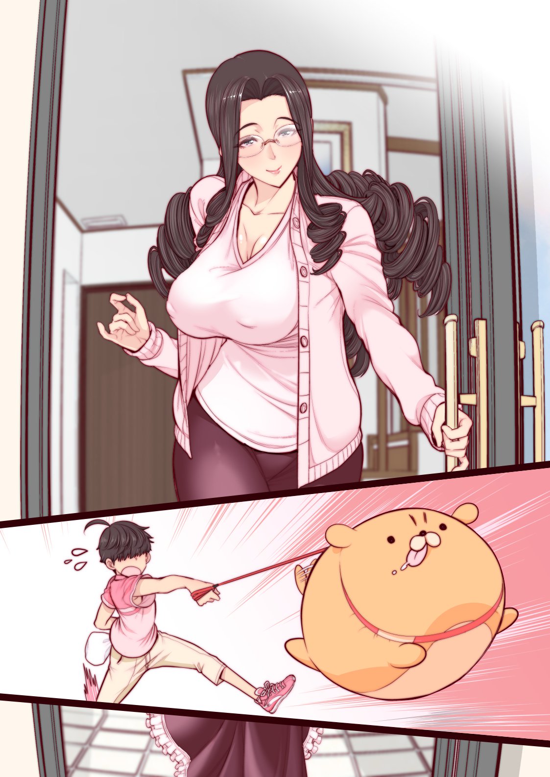 タカシくんのママとカクレンボエッチ