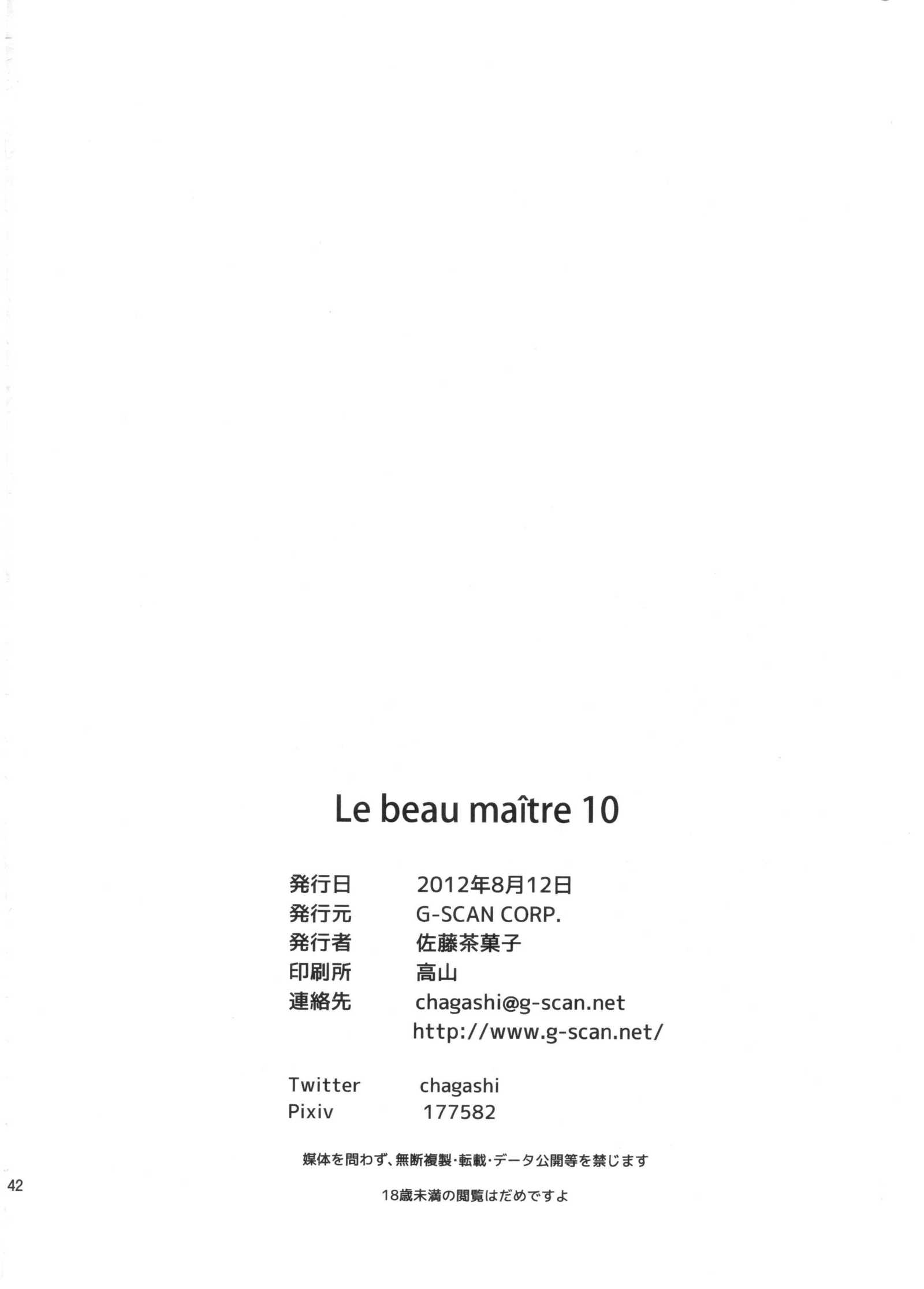 Le beau maitre 10