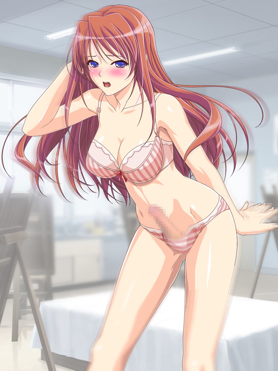 女子こうせいだとおもってたらおちんぽがある男の娘だ！？