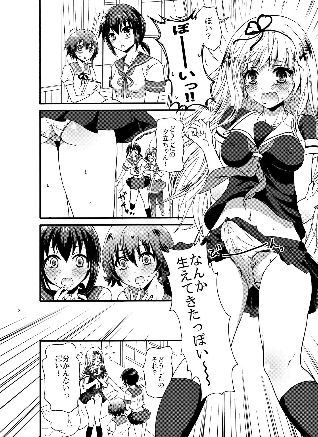 雌雄同体の夕立