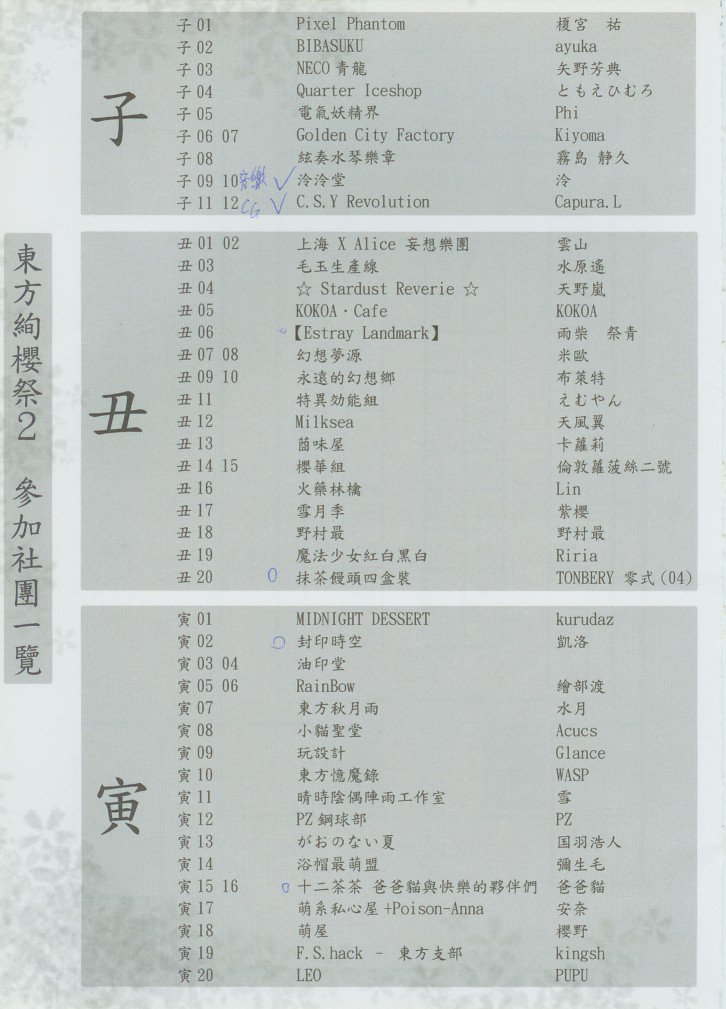 東方絢櫻祭2場事