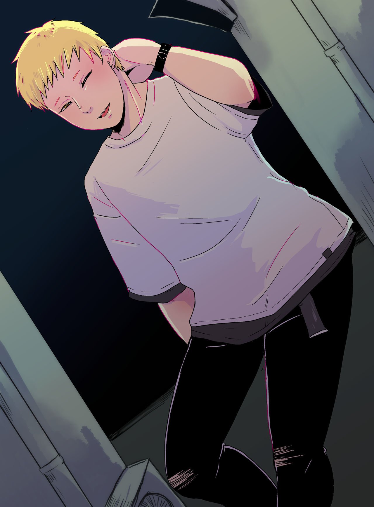 SM漫画教漫画③夜のおちゅー編