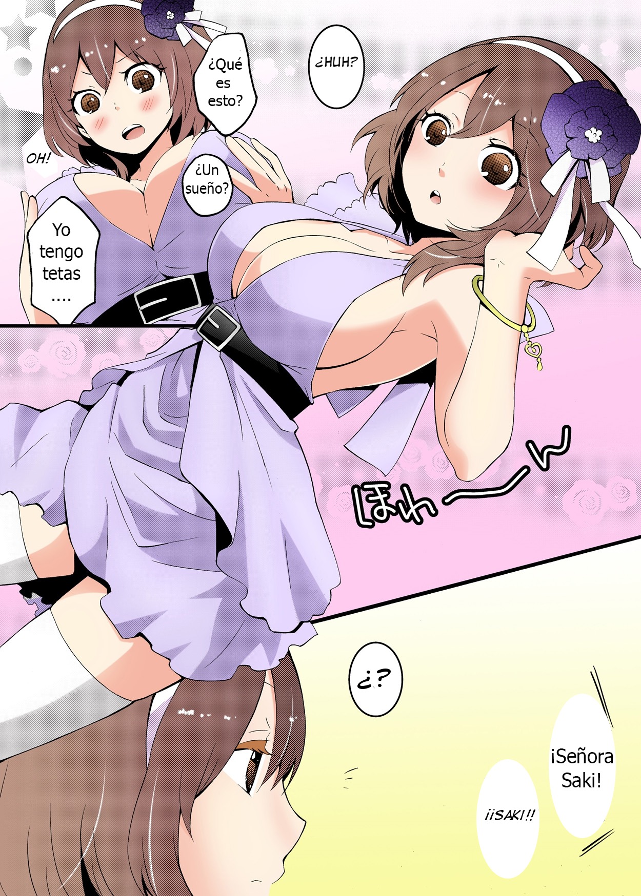 とつおん！ -Totsuzen Onnanonko Ni Natta No De、Ore No Oppai Monde MimasenKa-Ch1-6Español