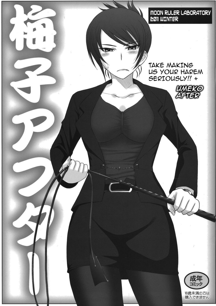 真剣で私に立とハーレムシナサイ!! + |私たちをあなたのハーレムにすることを真剣に受け止めてください！ +梅子アフター