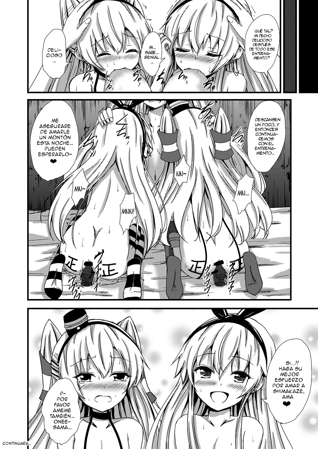 Kuubo Wo-Kyuu-chan no Shimakaze Yuri Dorei Choukyou〜3P Choukyou Hen〜