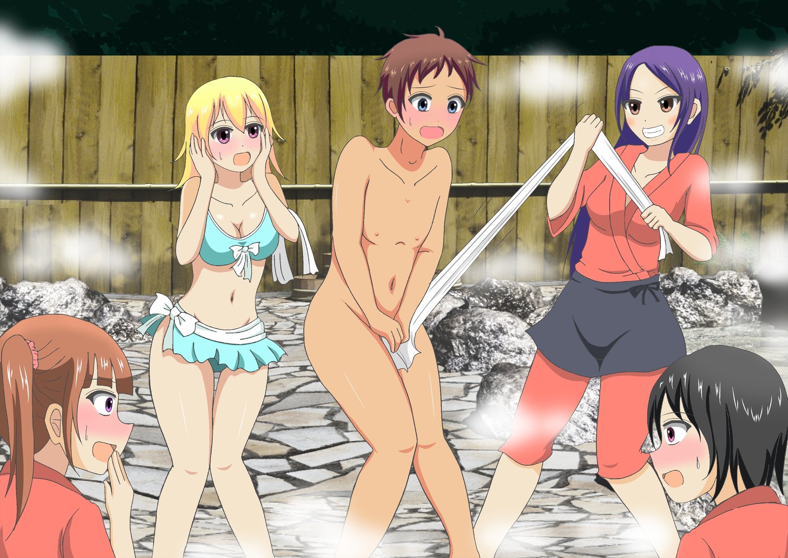 ドキ！温泉は水木で男ははだかの温泉