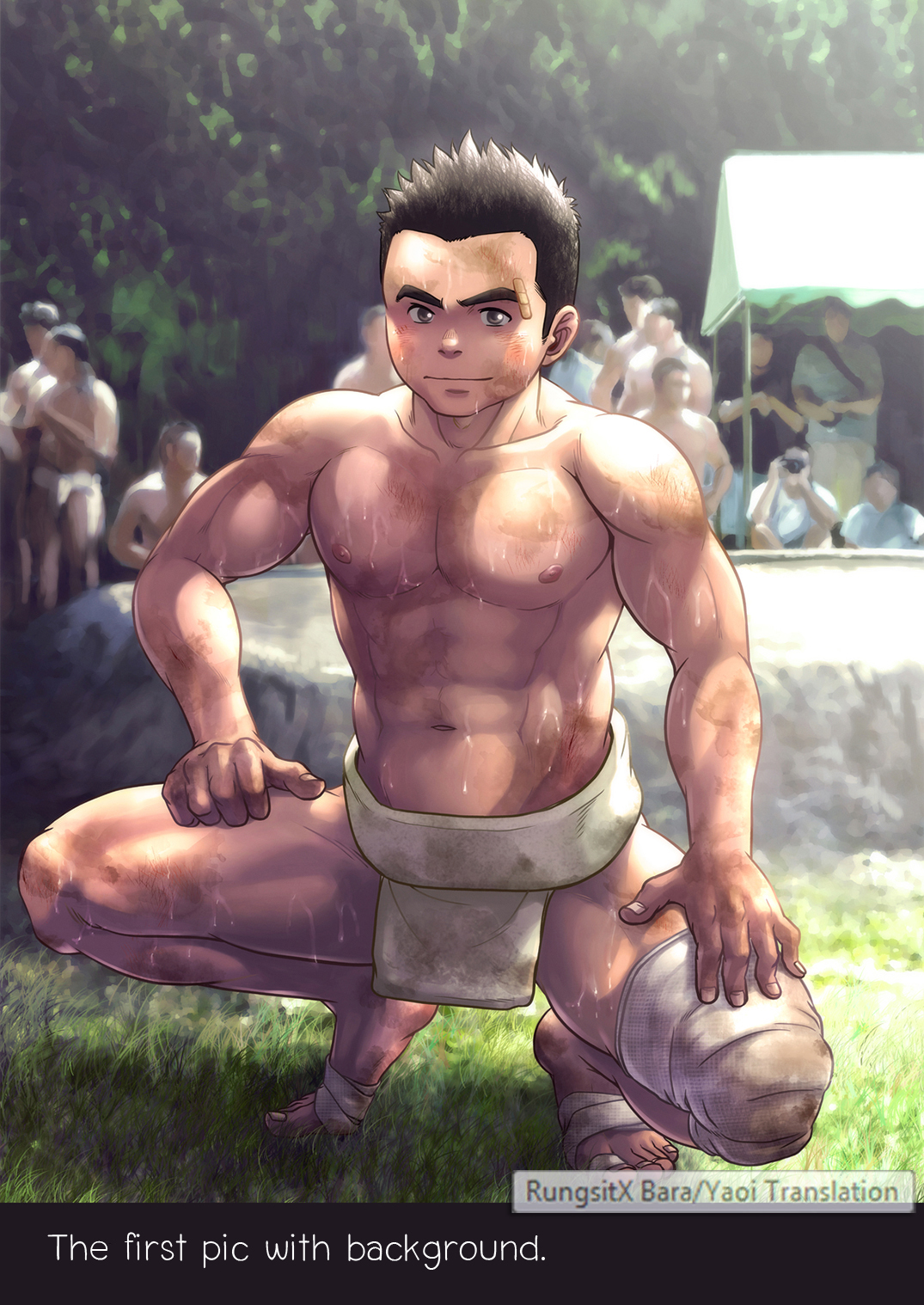 ちんぽすもうマンガをえがきました