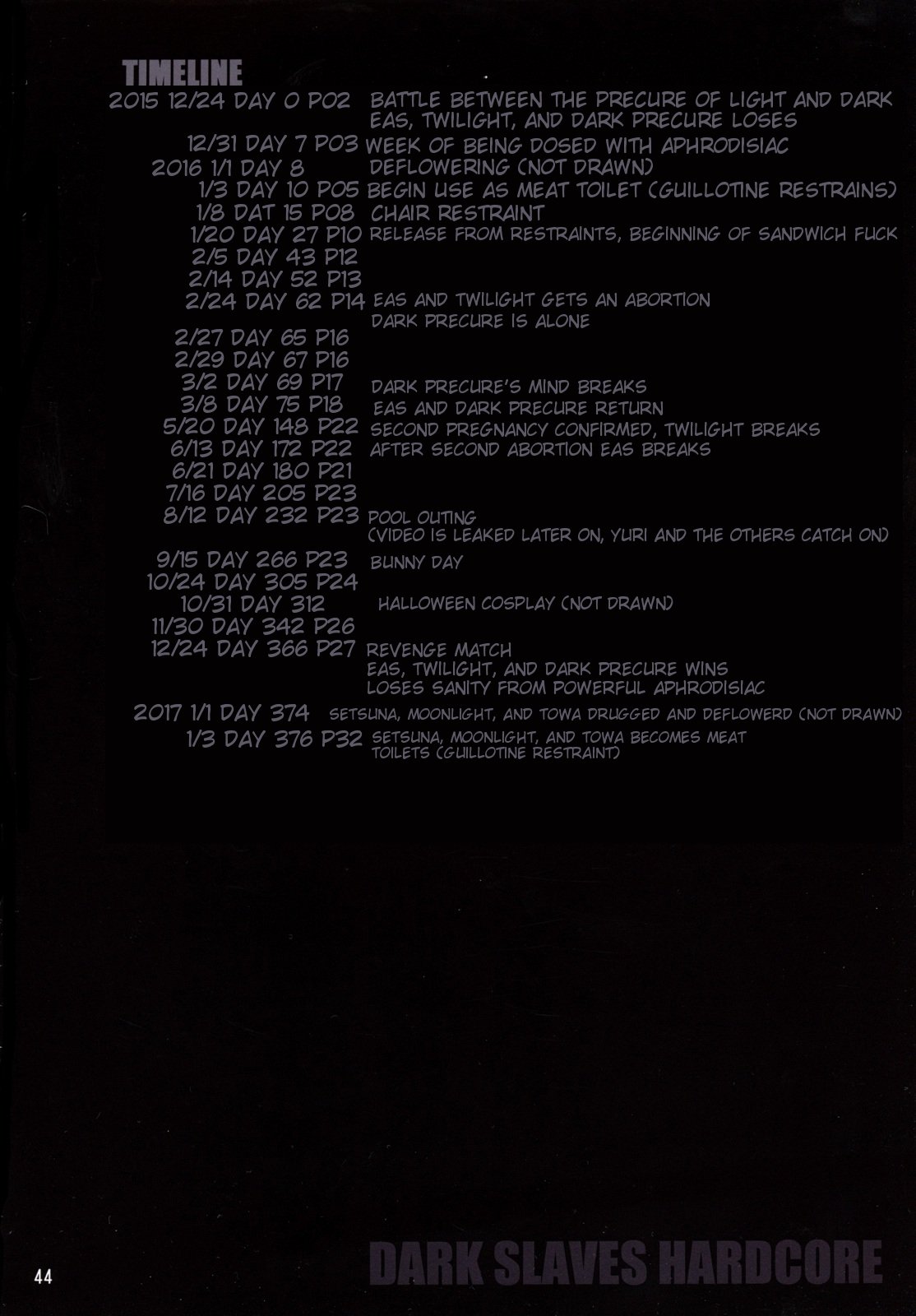 ダークスレーブハードコア