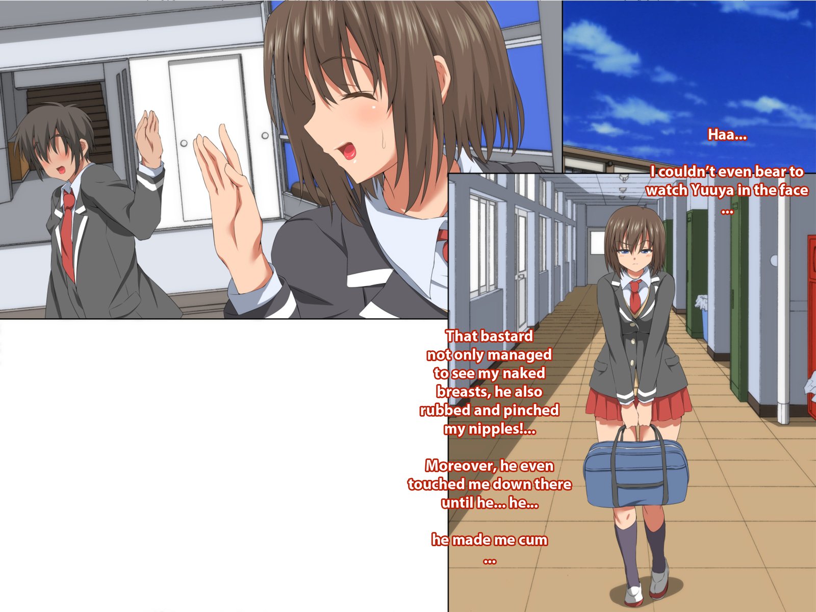 いつもぼくをまもってくれるおさななじみがぼくをいじめていいたやつとSEXしまくっていたけんぜんペン