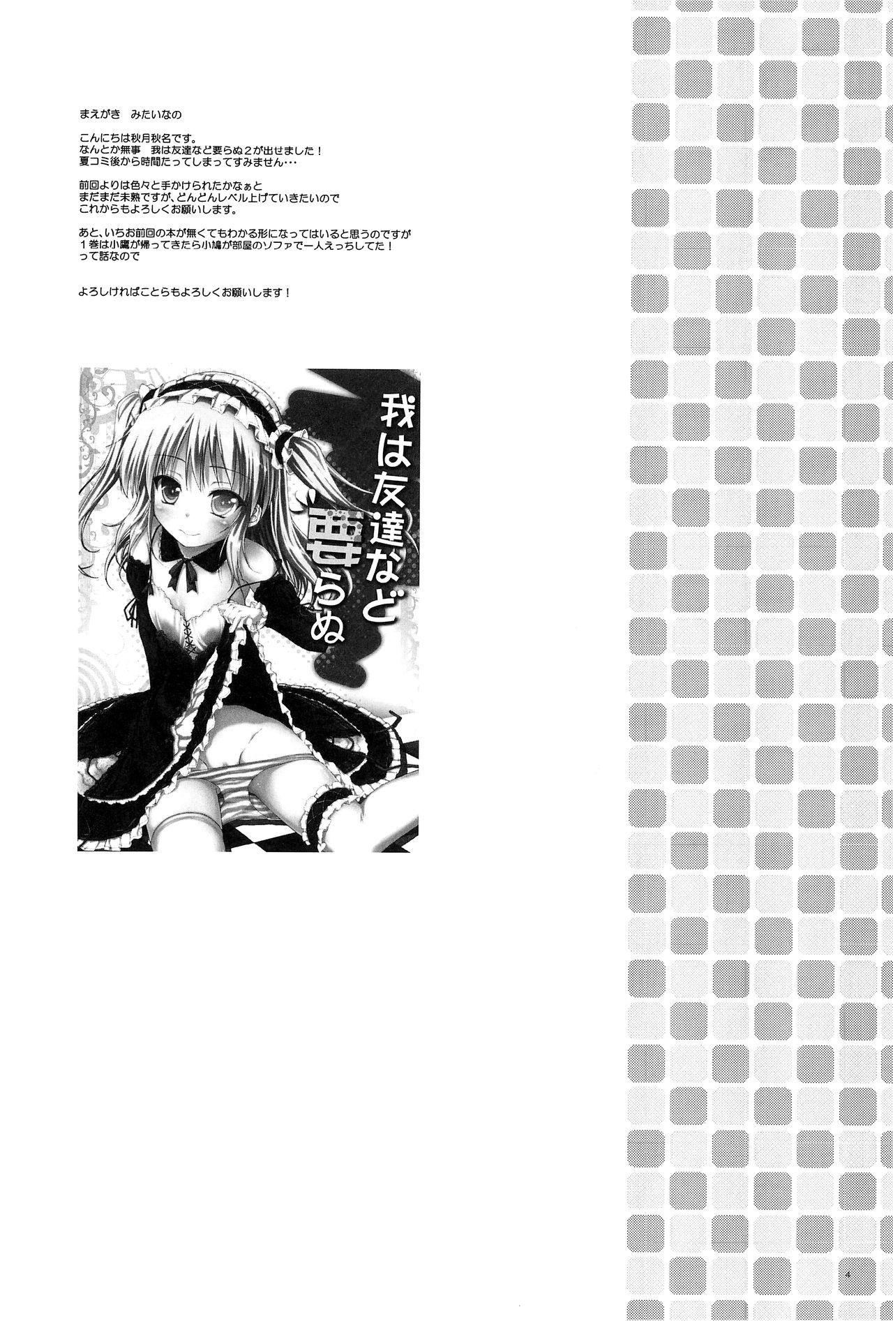 ウェアはともだちなどいらぬ2 |友達は必要ありません2