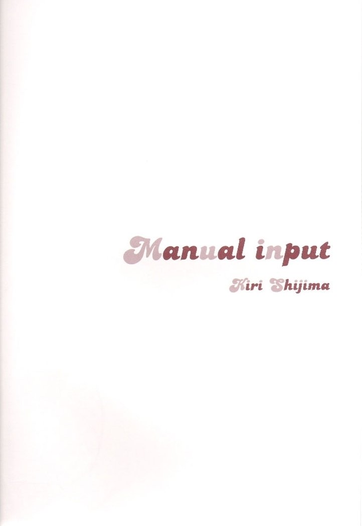 手動入力