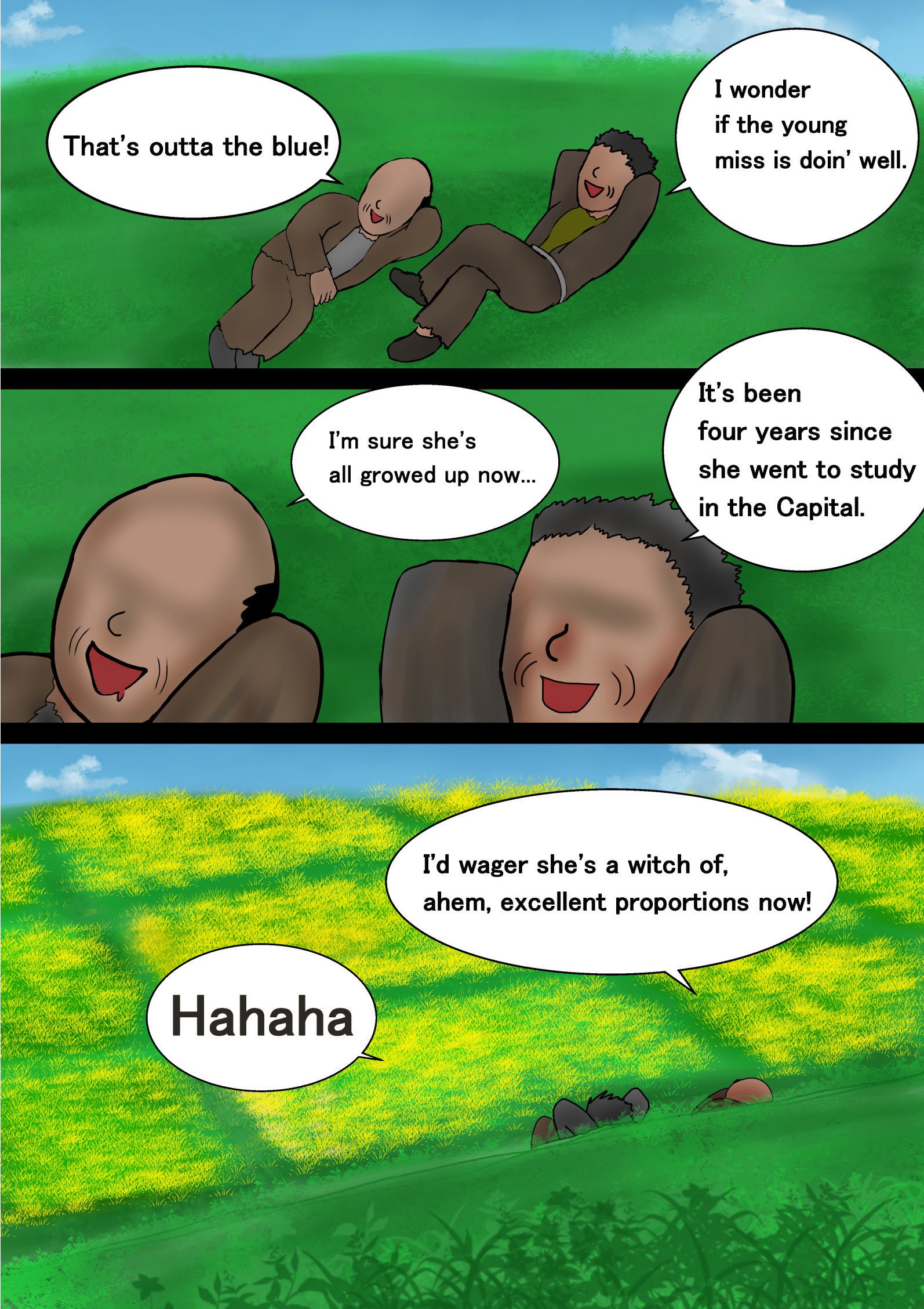 ジャイアントノッカーズ、リトルウィッチチャプター01：青空搾乳